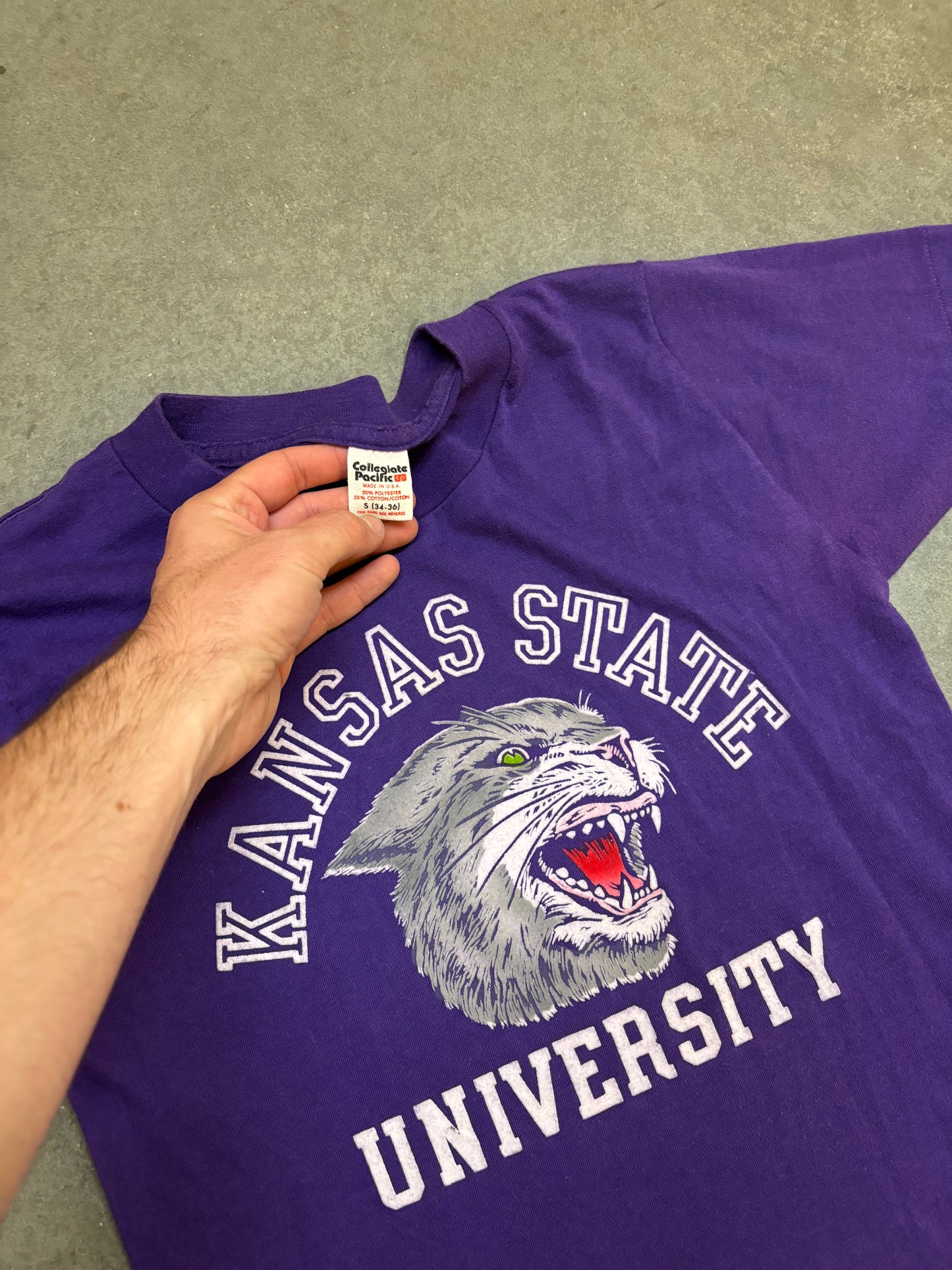1970s Kansas State University Flock tee - S