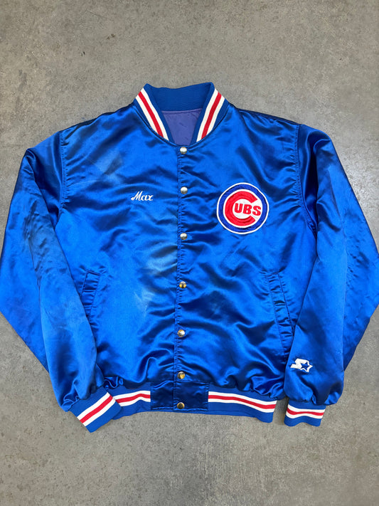 90s Chicago Cubs Starter Jacket - M