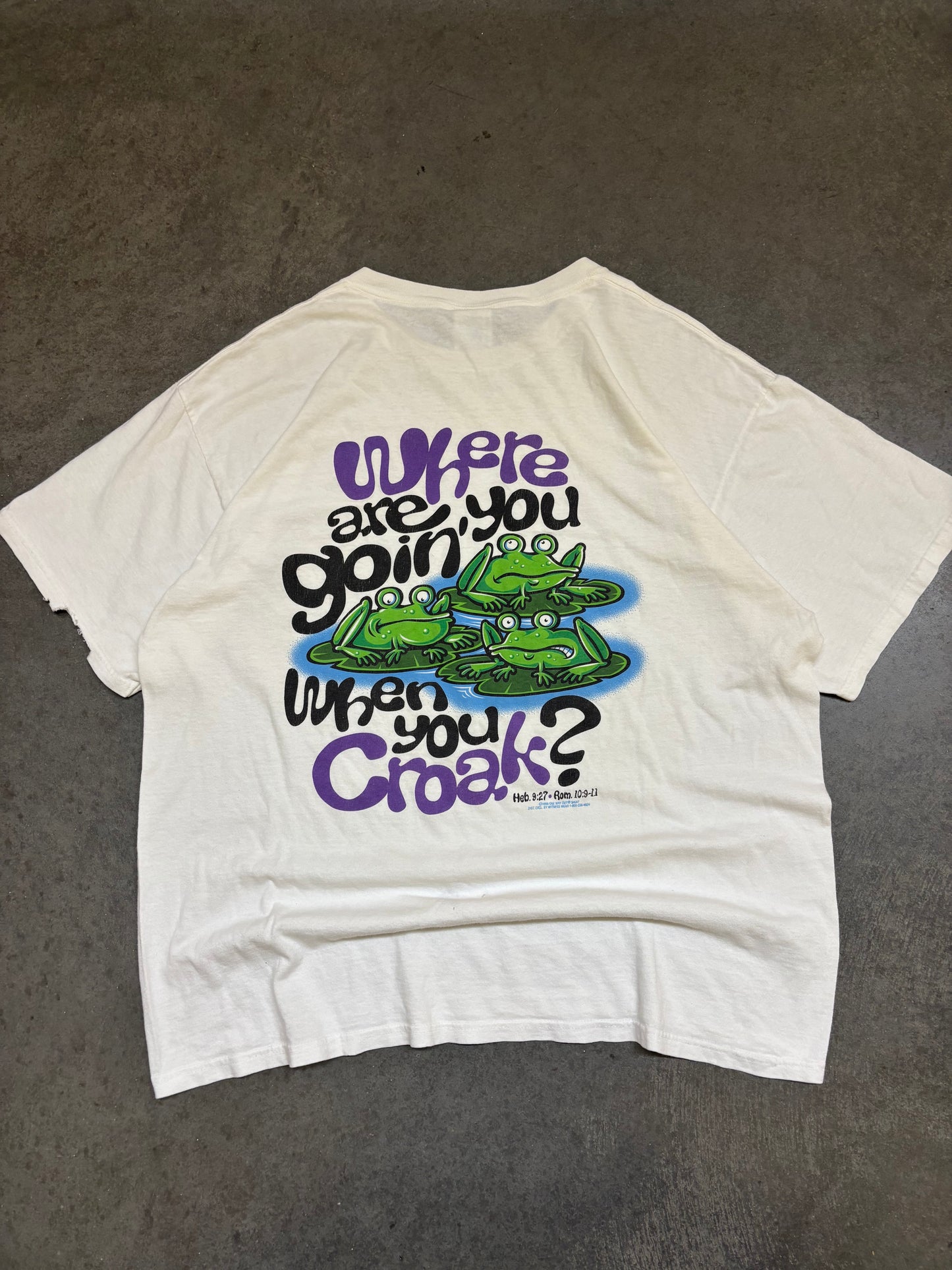 2000s Frog Jesus Tee - XL