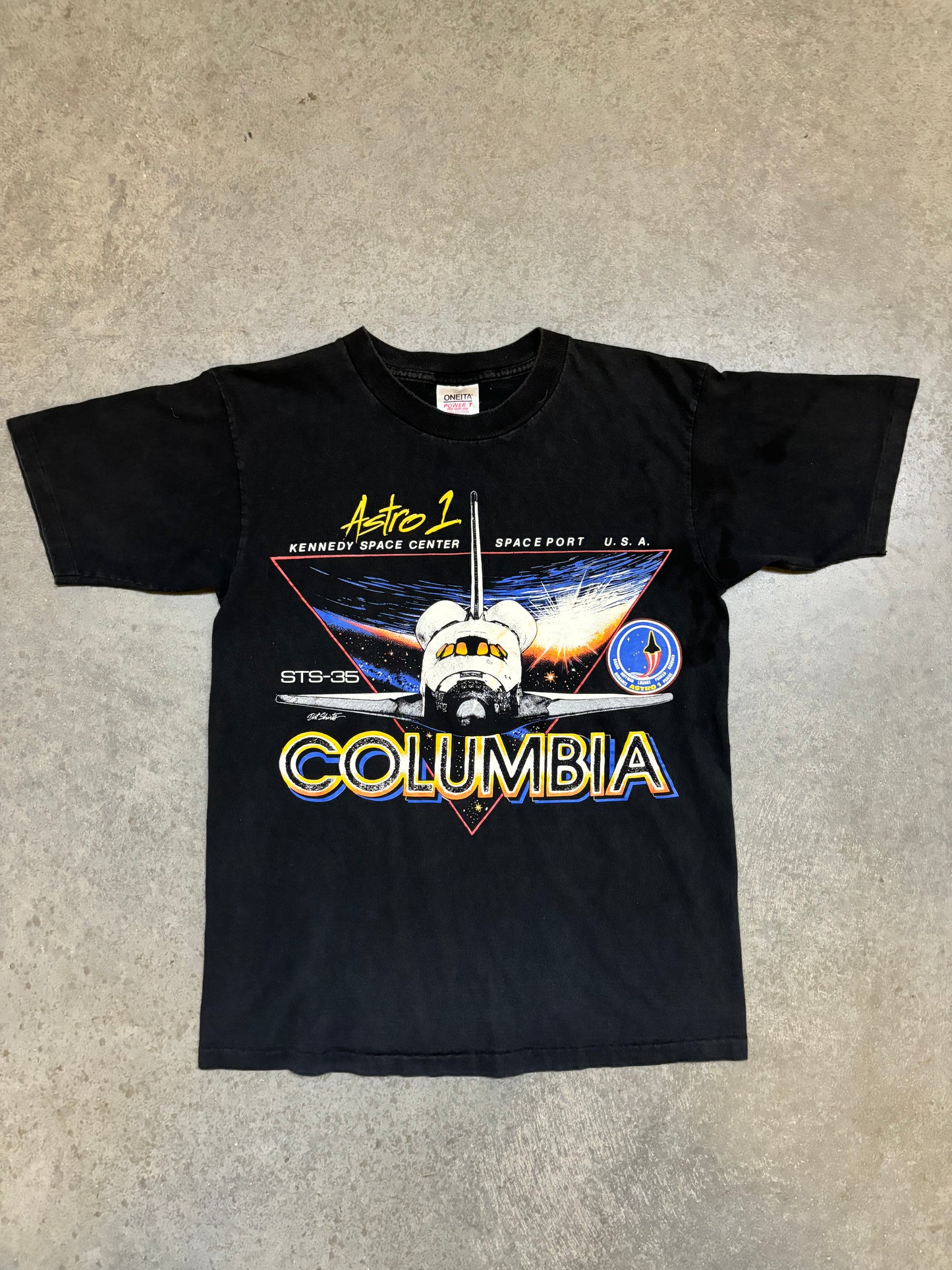 90s Columbia Space Tee - L