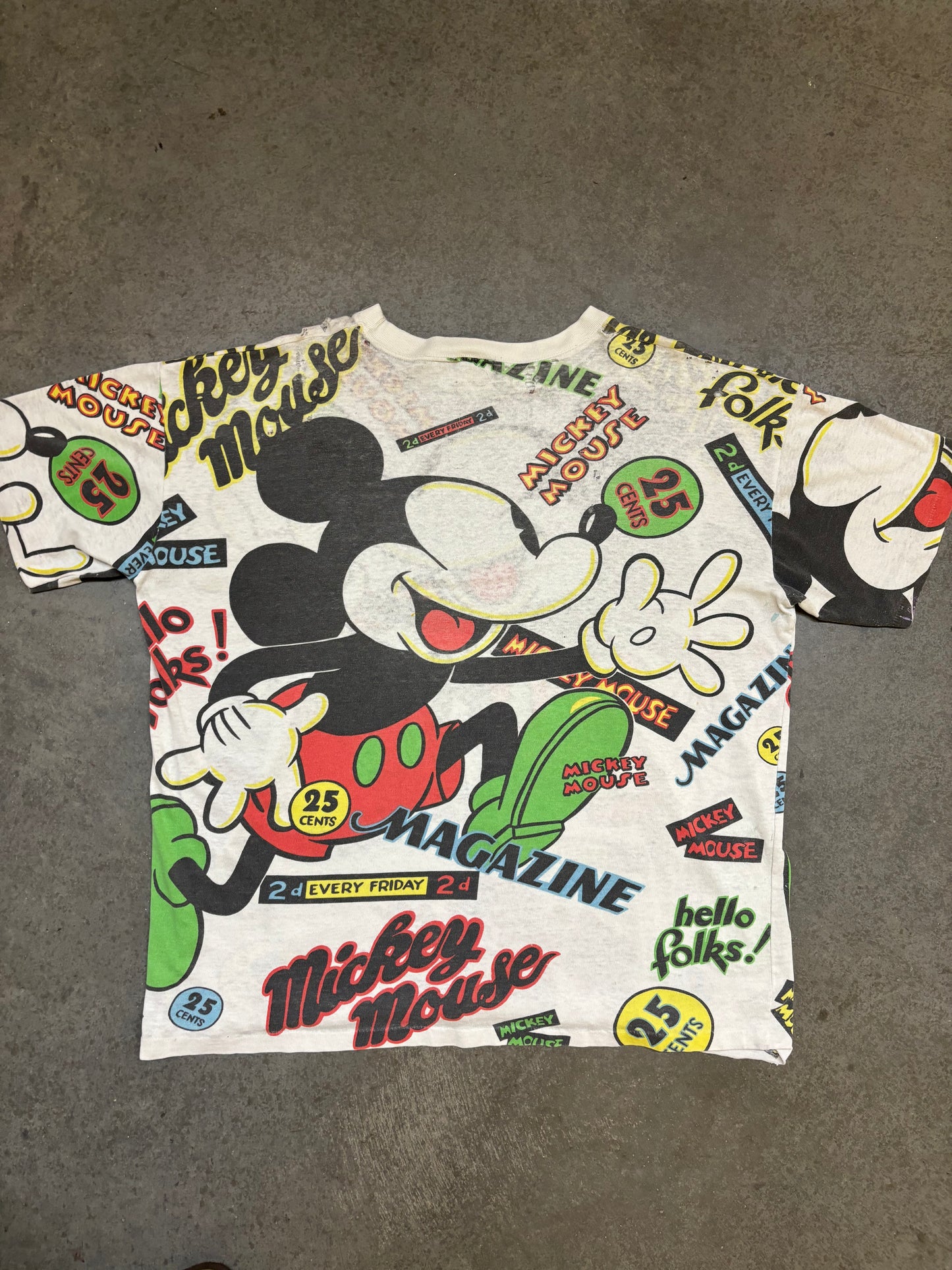 90s Mickey Magazine AOP - XL