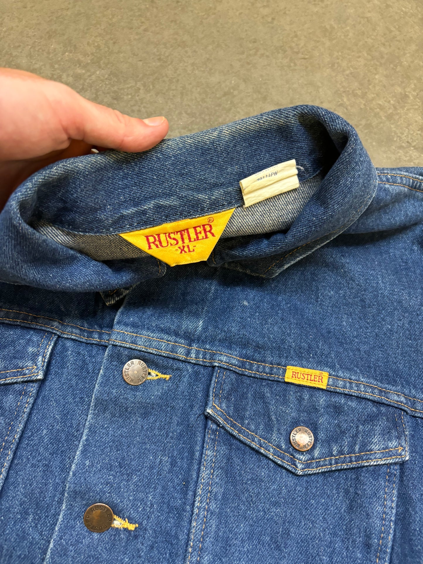 Vintage Denim Jacket - XL