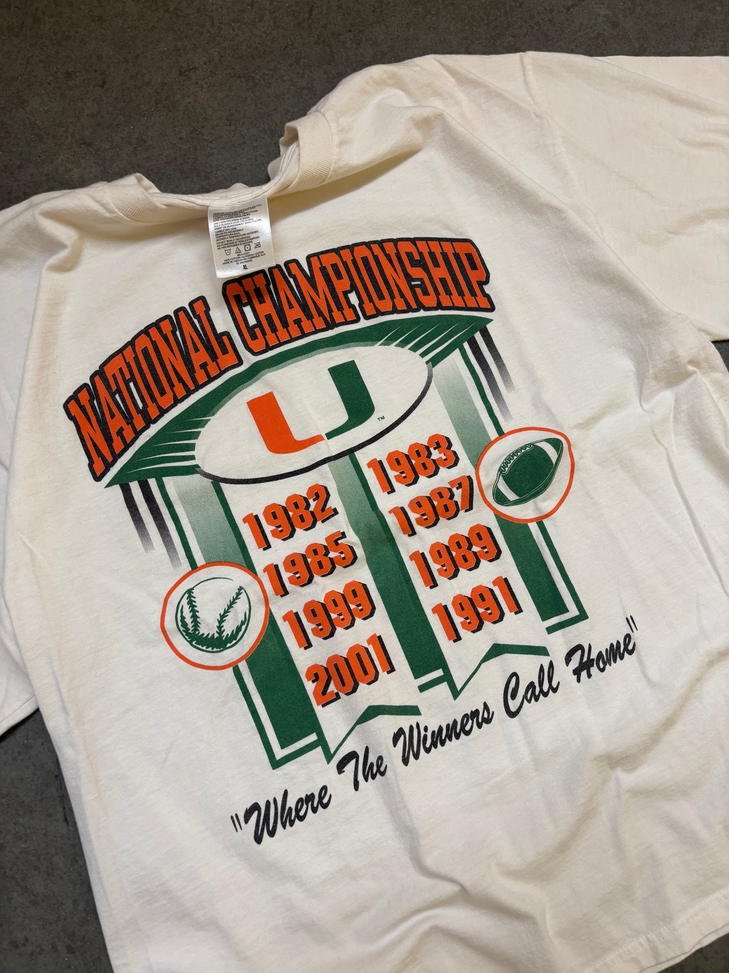 Vintage UMiami Tee - XL