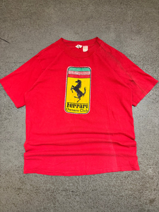 80s Ferrari Owners Tee - L