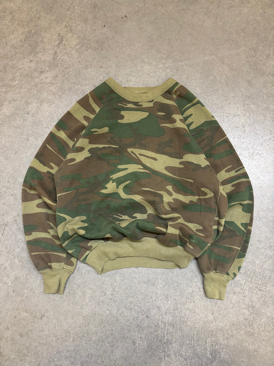 80s Camo Sweatshirt - S