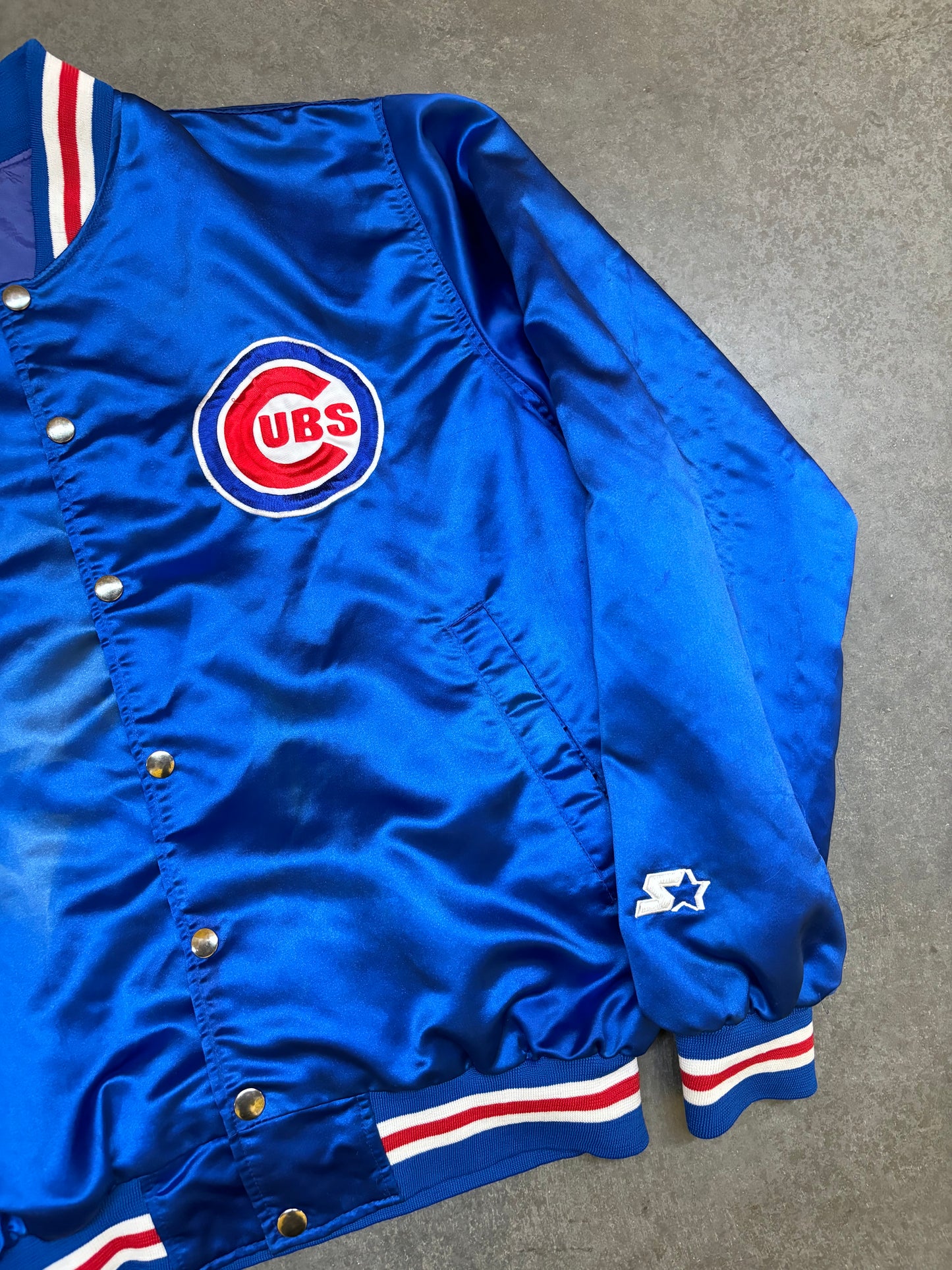 90s Chicago Cubs Starter Jacket - M