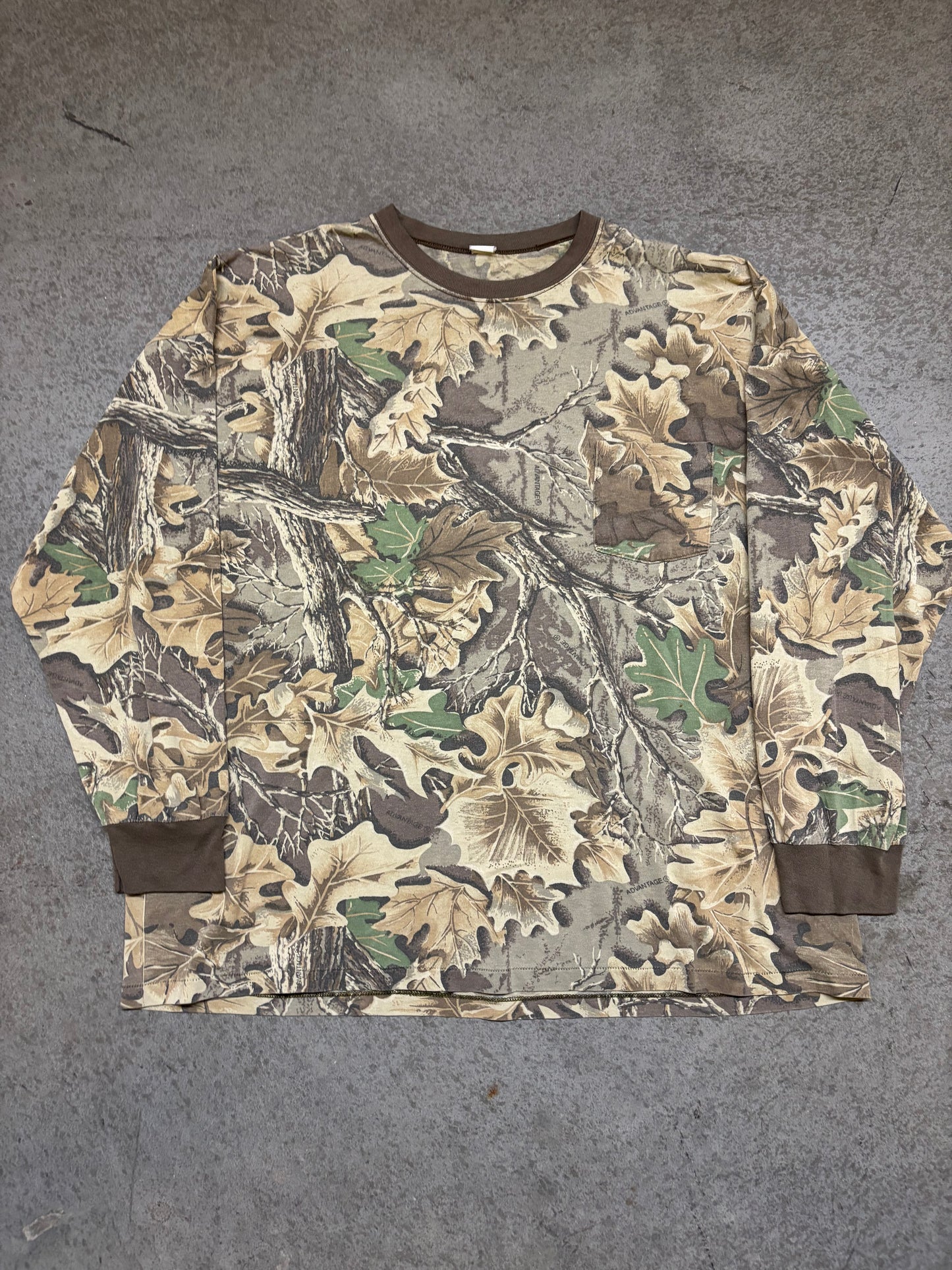 80s Camo Long Sleeve - XXL