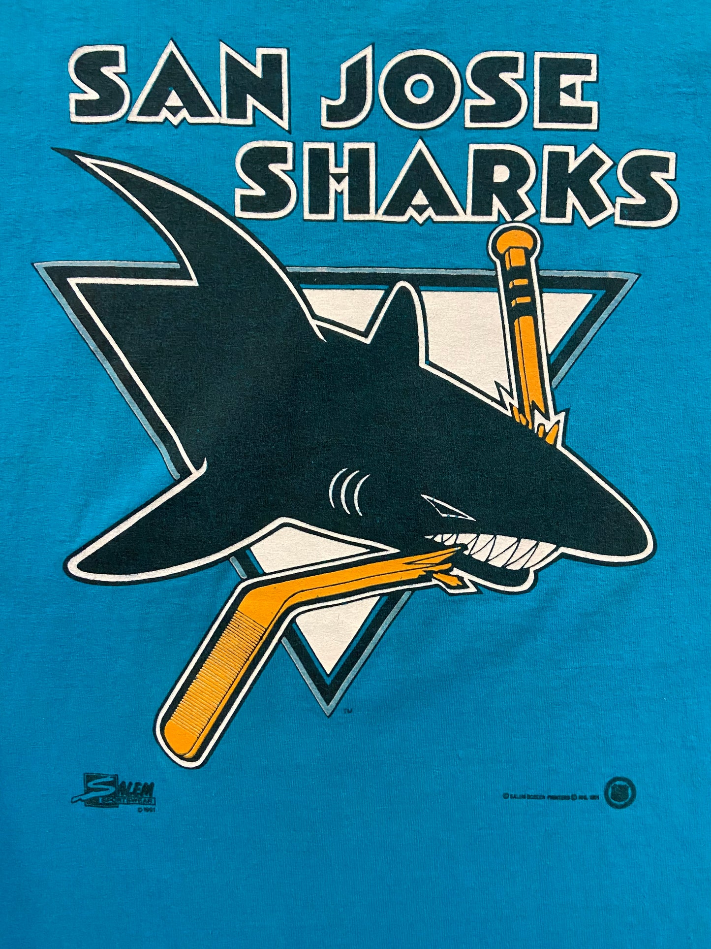 1991 San Jose Sharks Tee - XL