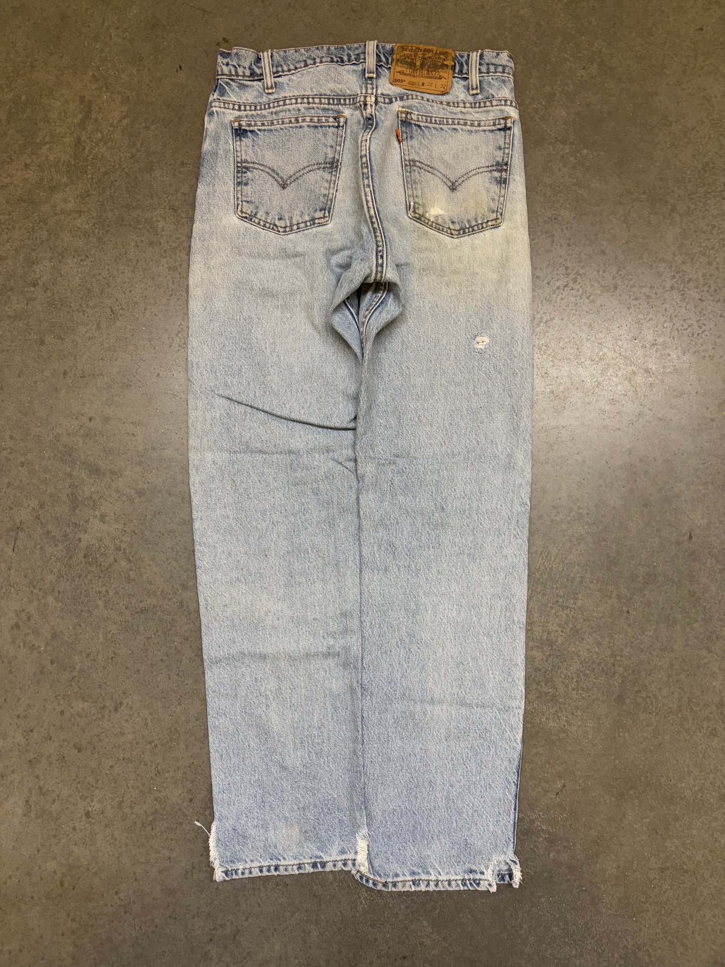 90s Orange Tab Levis 505 - 32x32