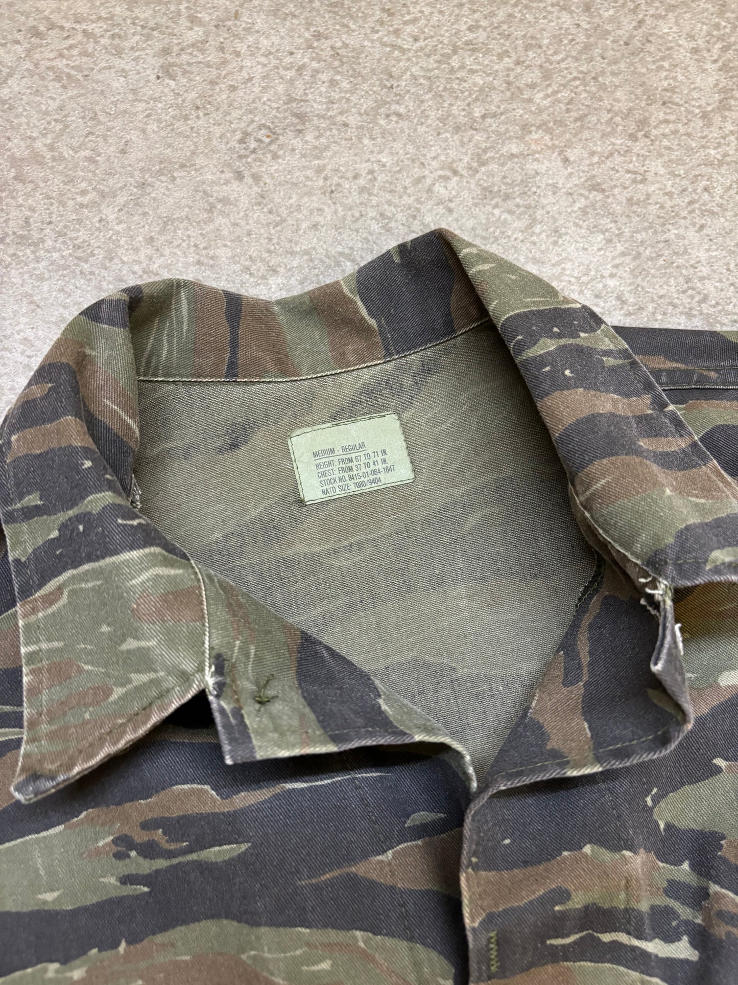 Tiger Stripe Army Jacket - L