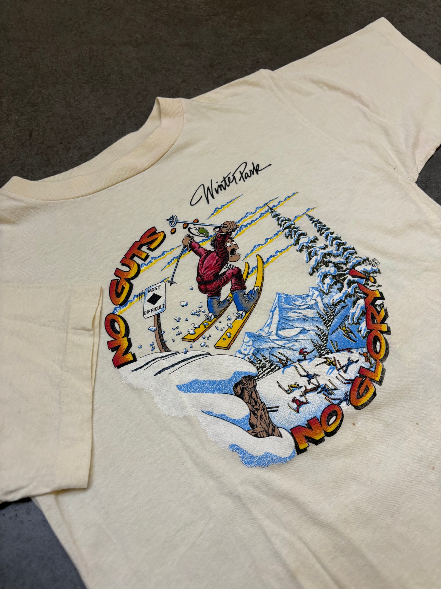 80s Ski Tee - L