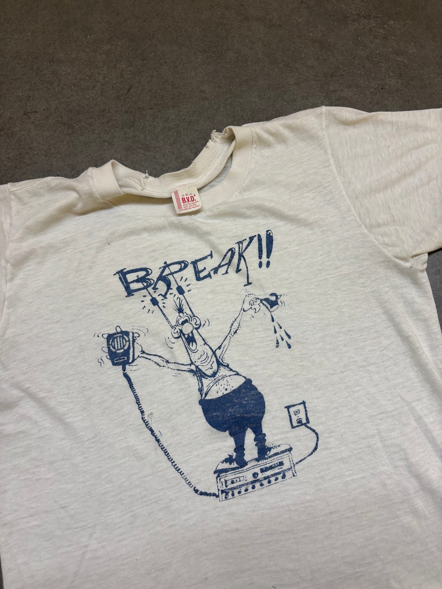 1970s "Break" Tee - M