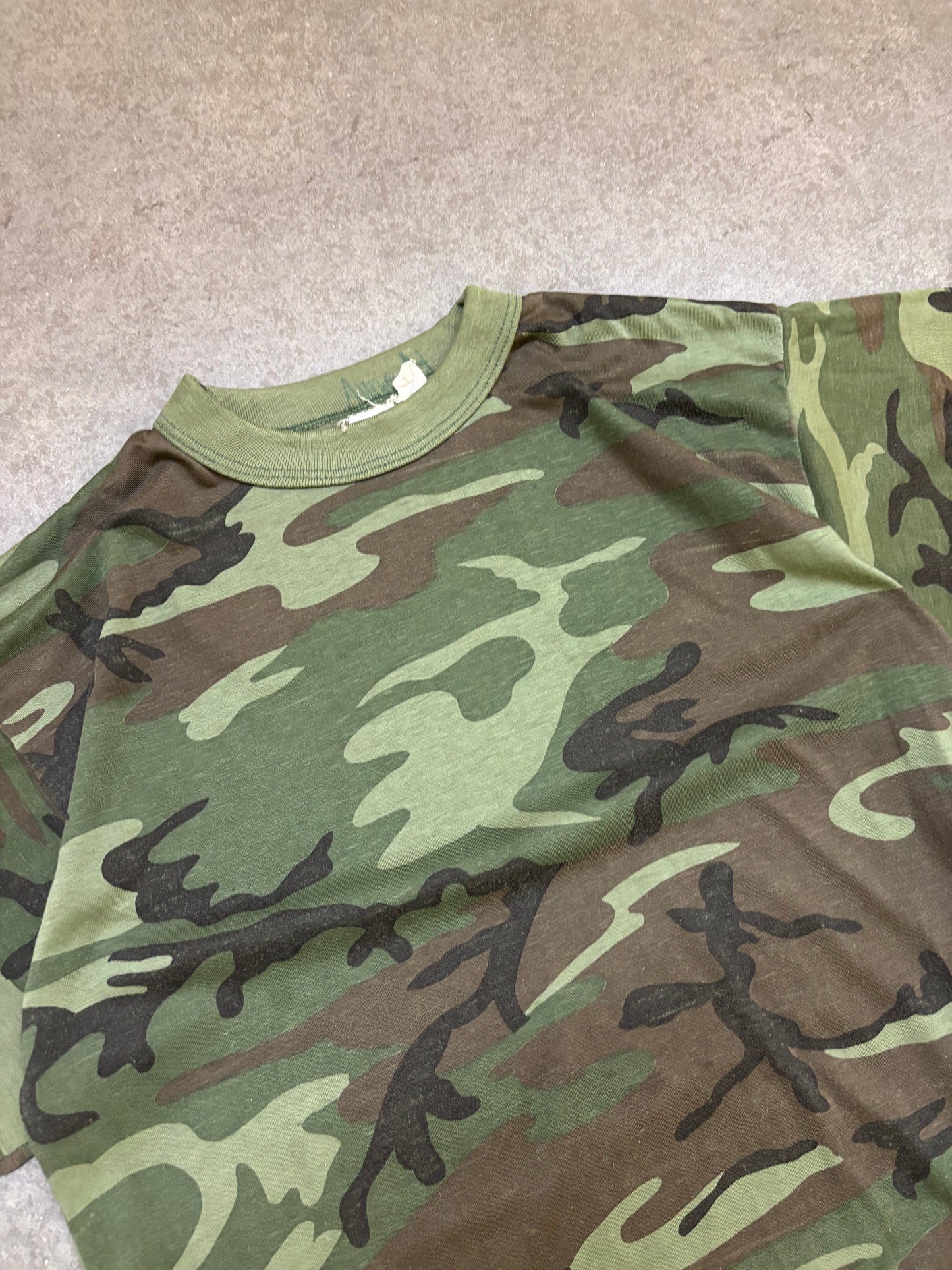 70s/80s Camo Tee - M