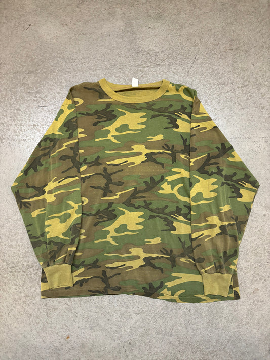 80s Camo Longsleeve - XL