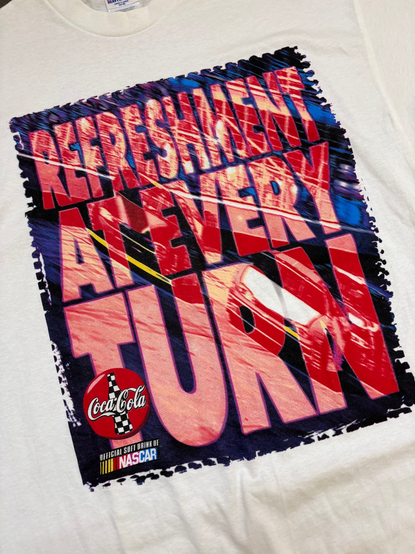 2000s Nascar X Coca-Cola Tee - XL