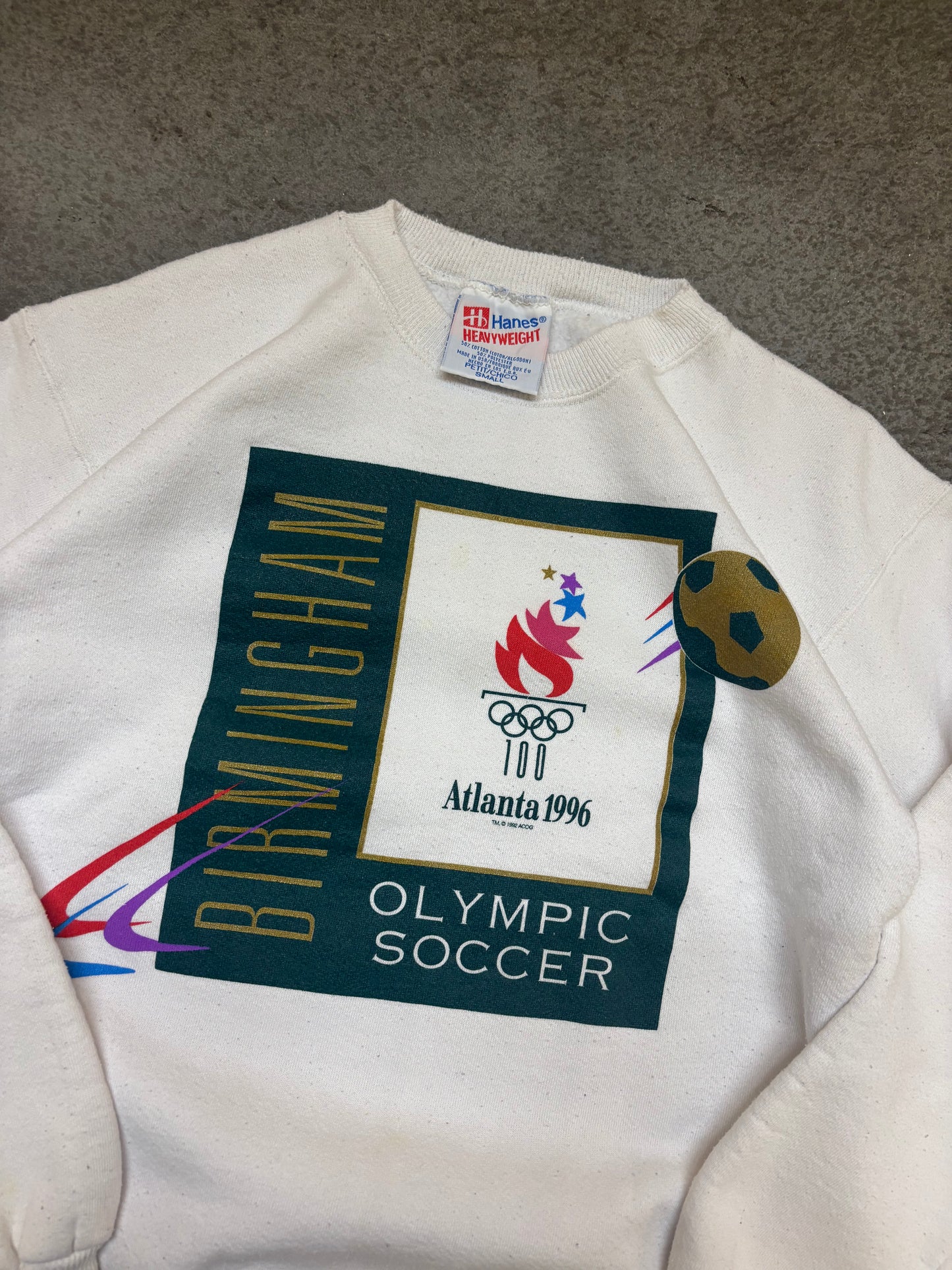 1996 Olympics Soccer Tee - S