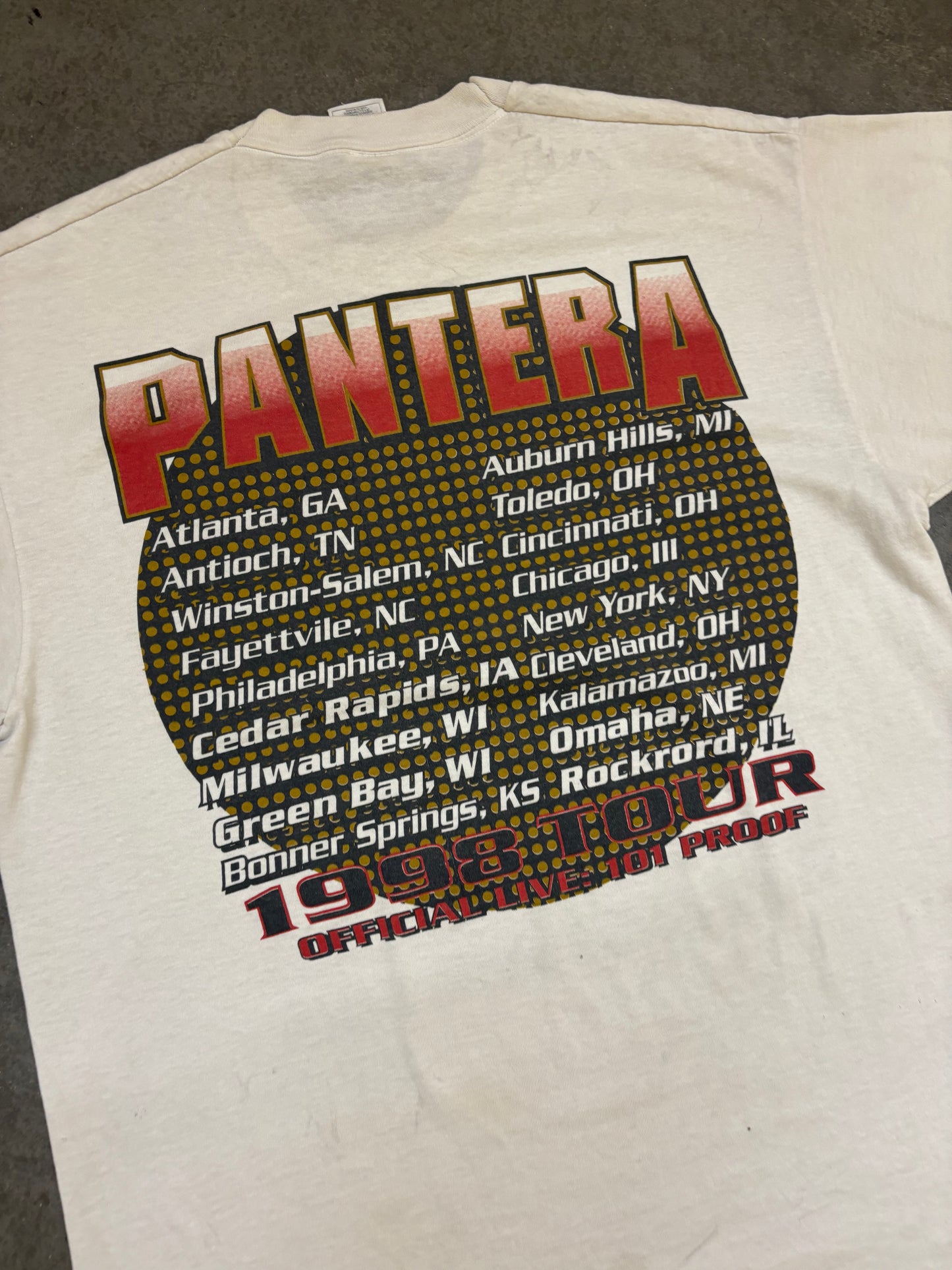 1997 Pantera Tour Tee - XL