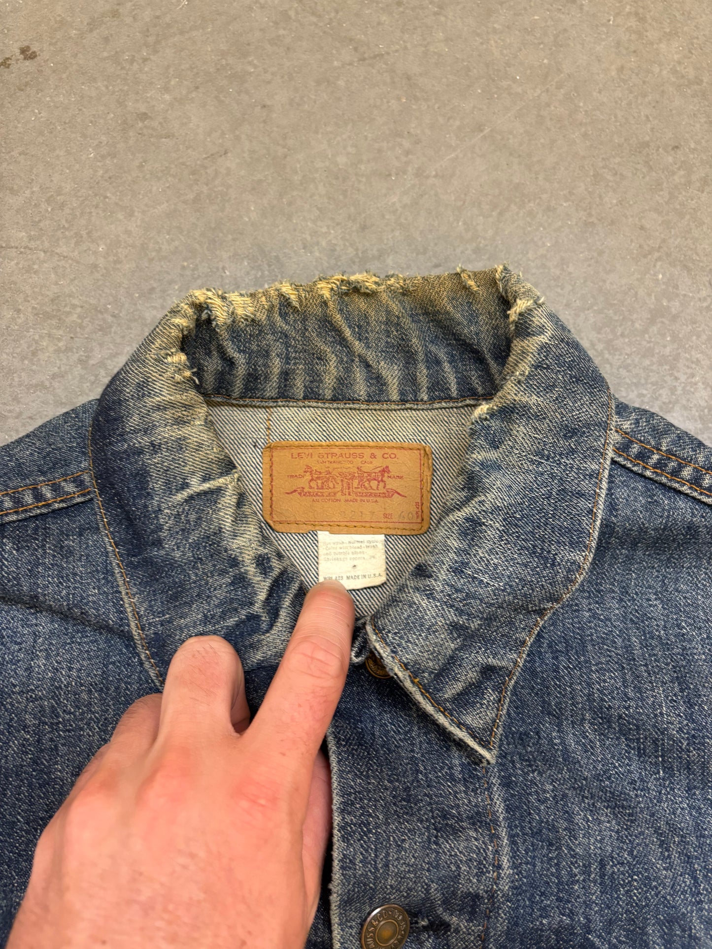 1970s Levis Denim Jacket - L