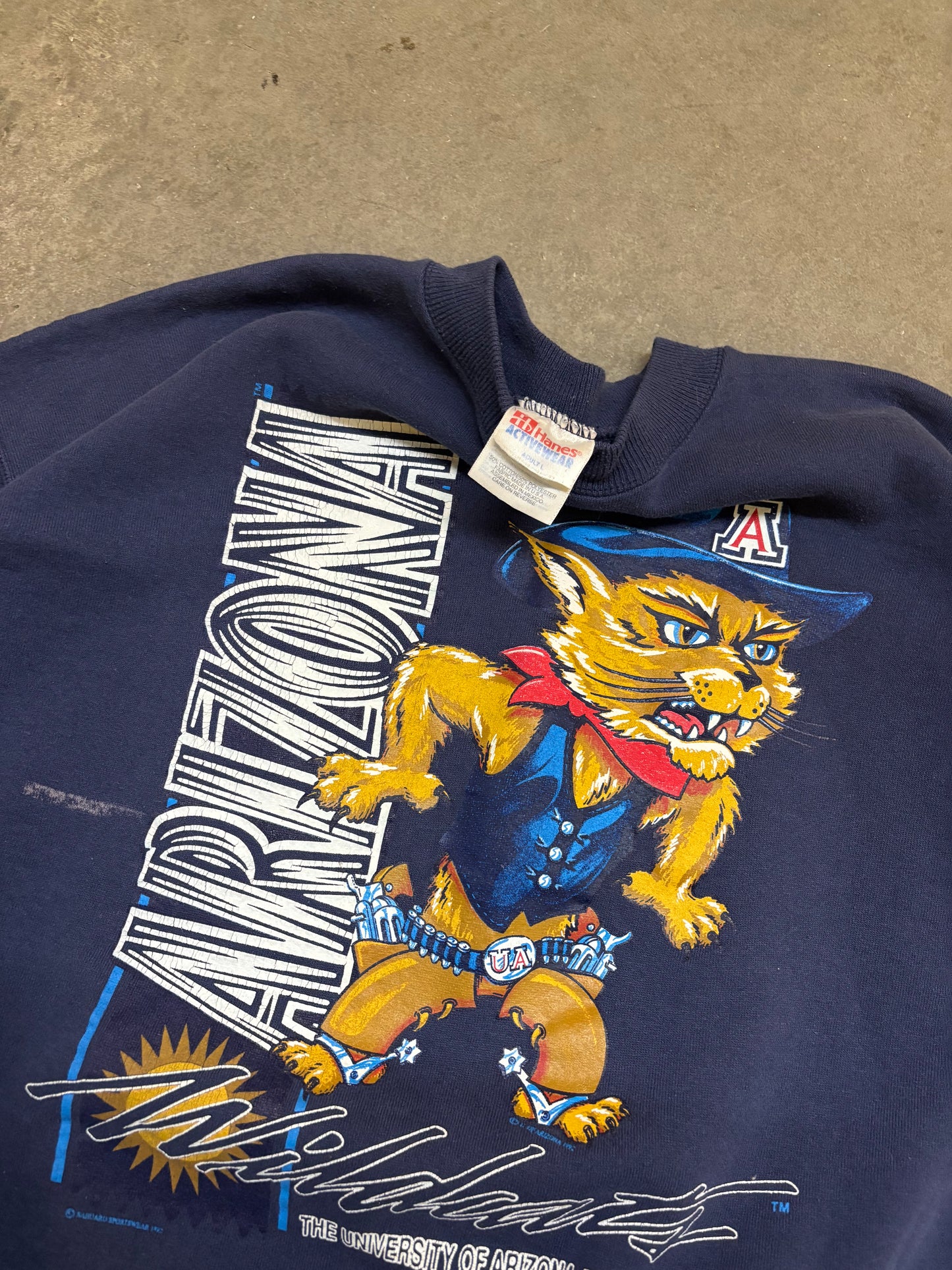 90s Arizona Wildcats Sweatshirt - L