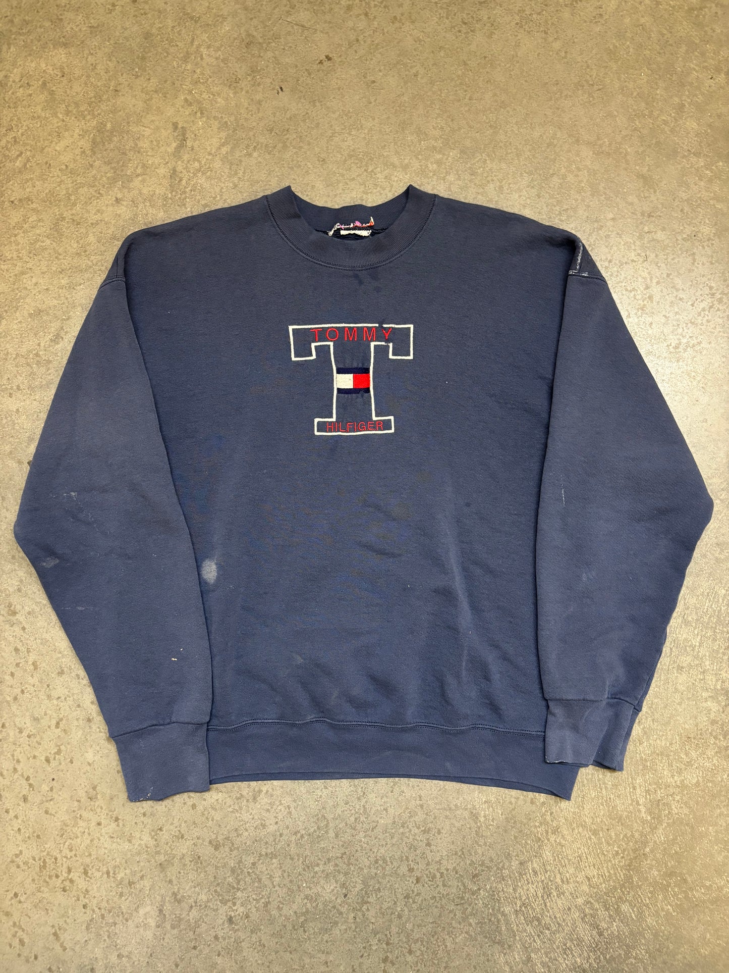 90s Tommy Hilfiger Boot Sweat - XL