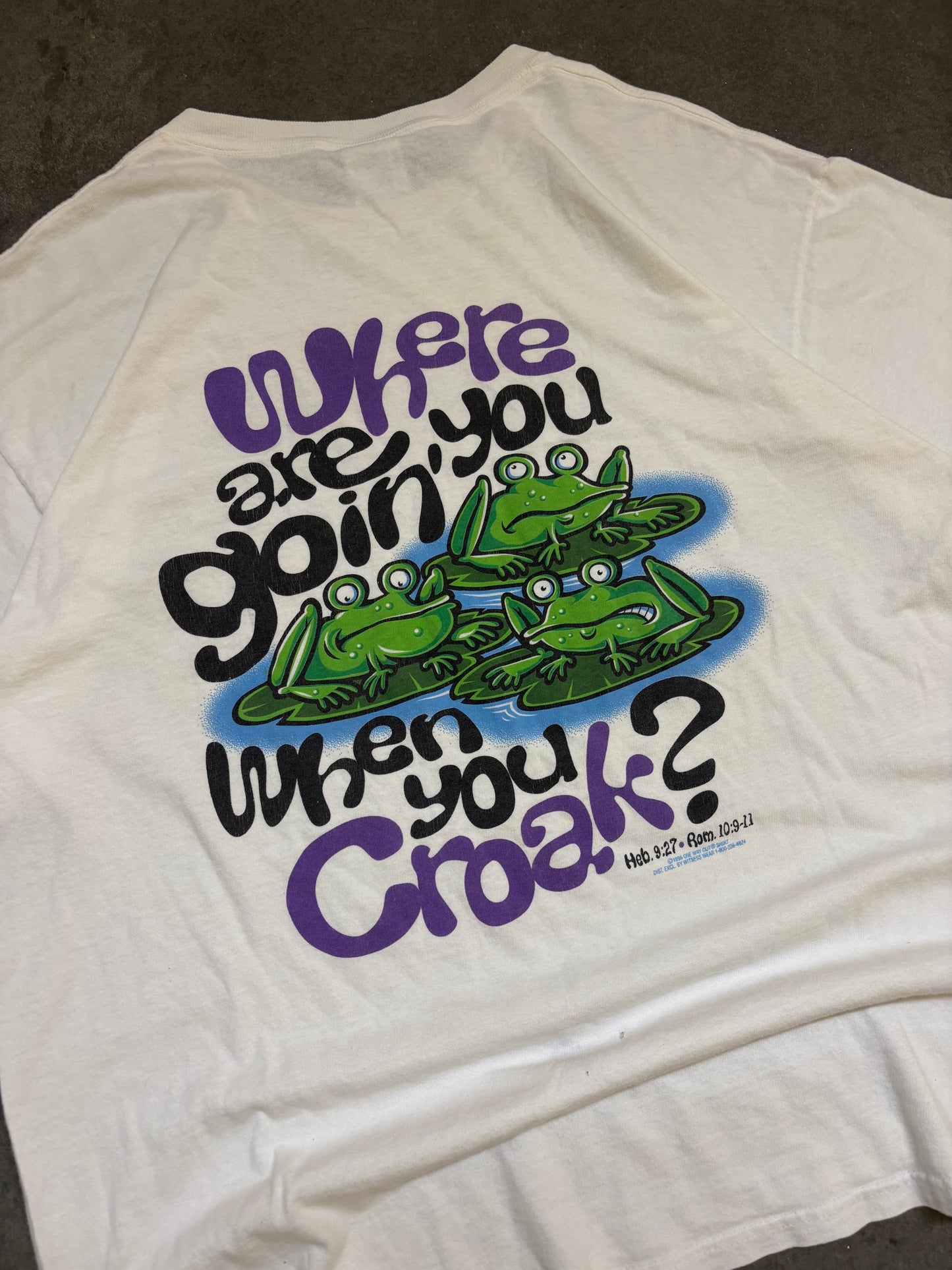 2000s Frog Jesus Tee - XL