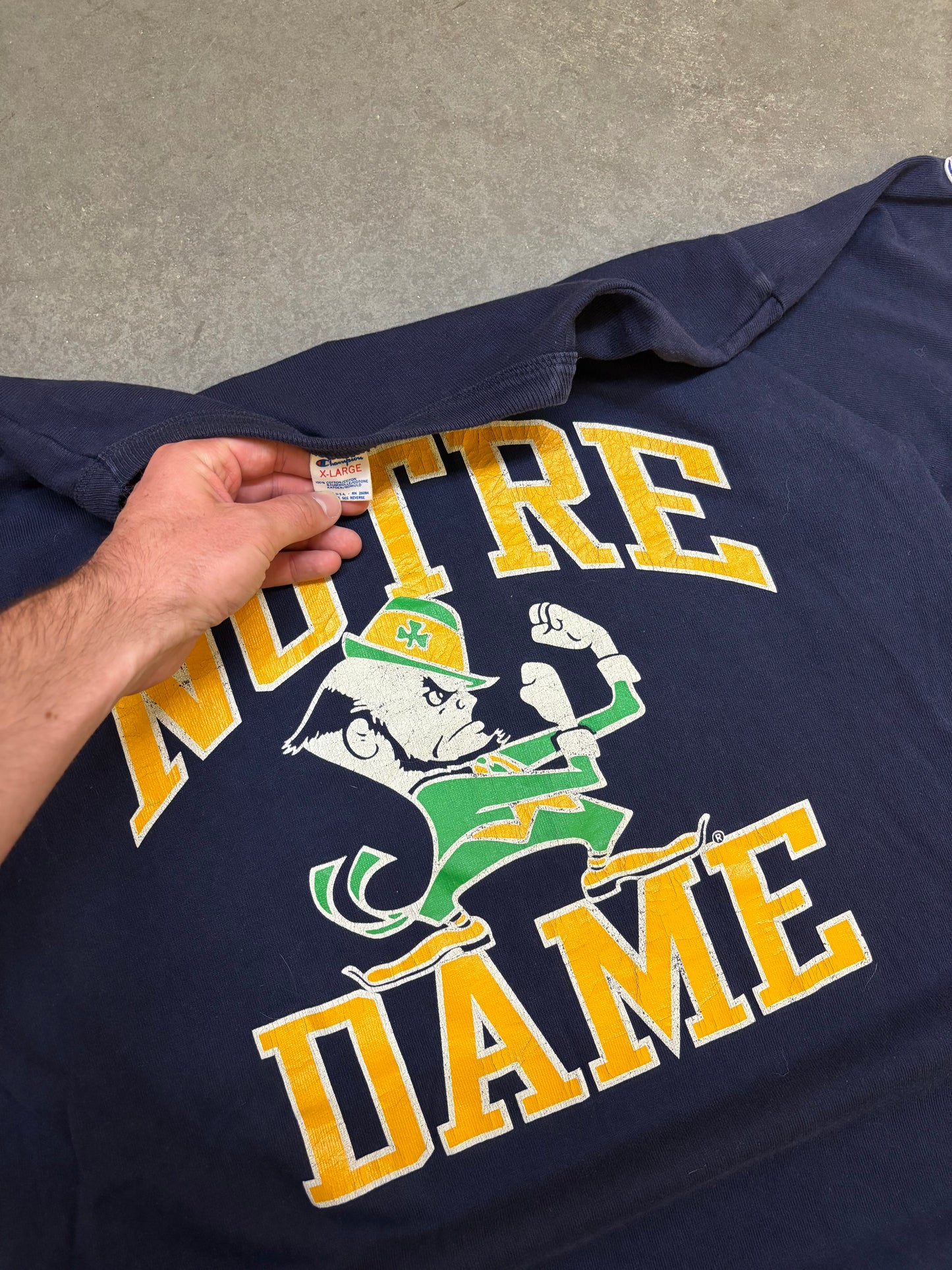 80s Notre Dame Tee - XL