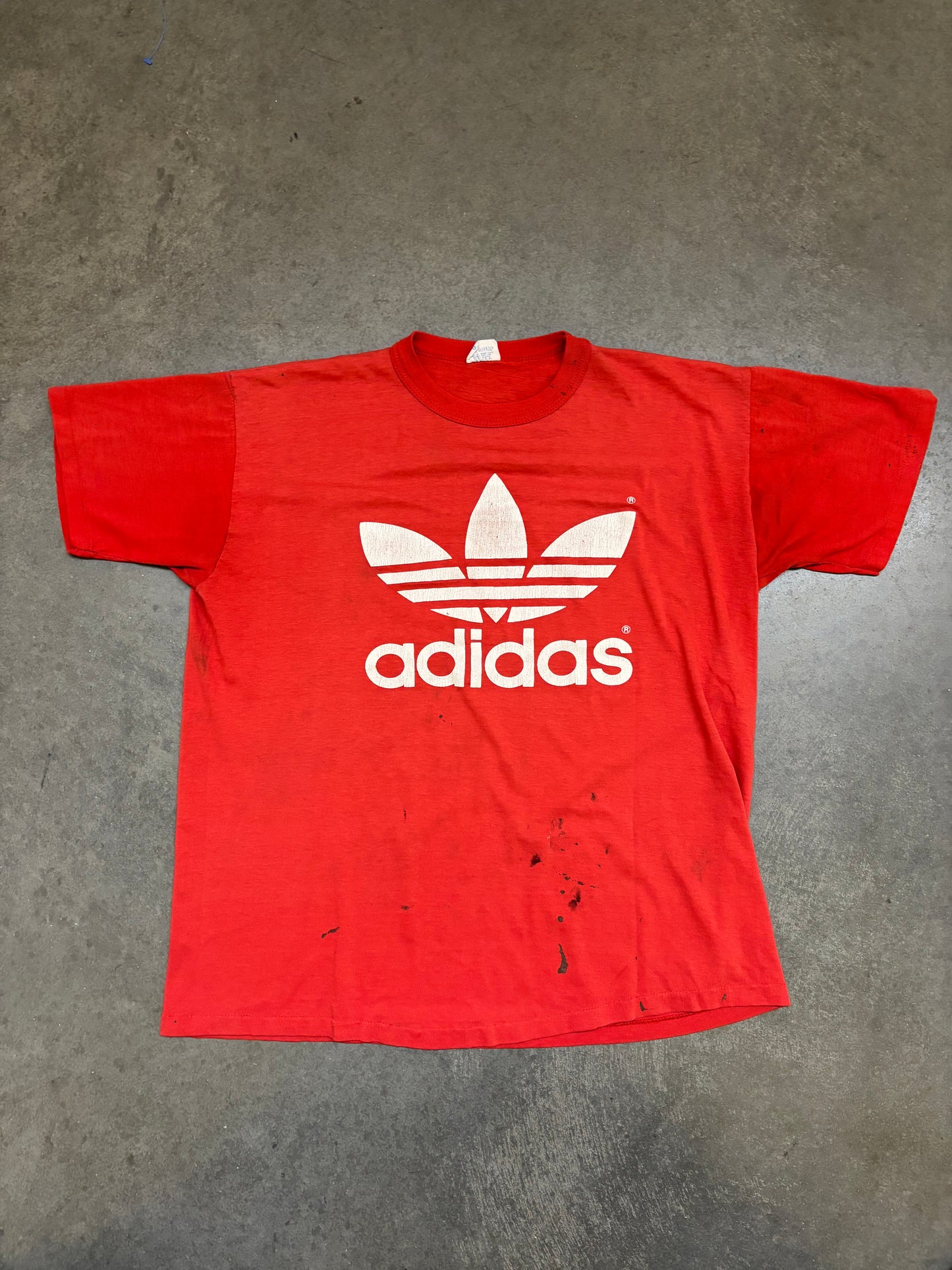 1970s Adidas Double Sided Tee - L