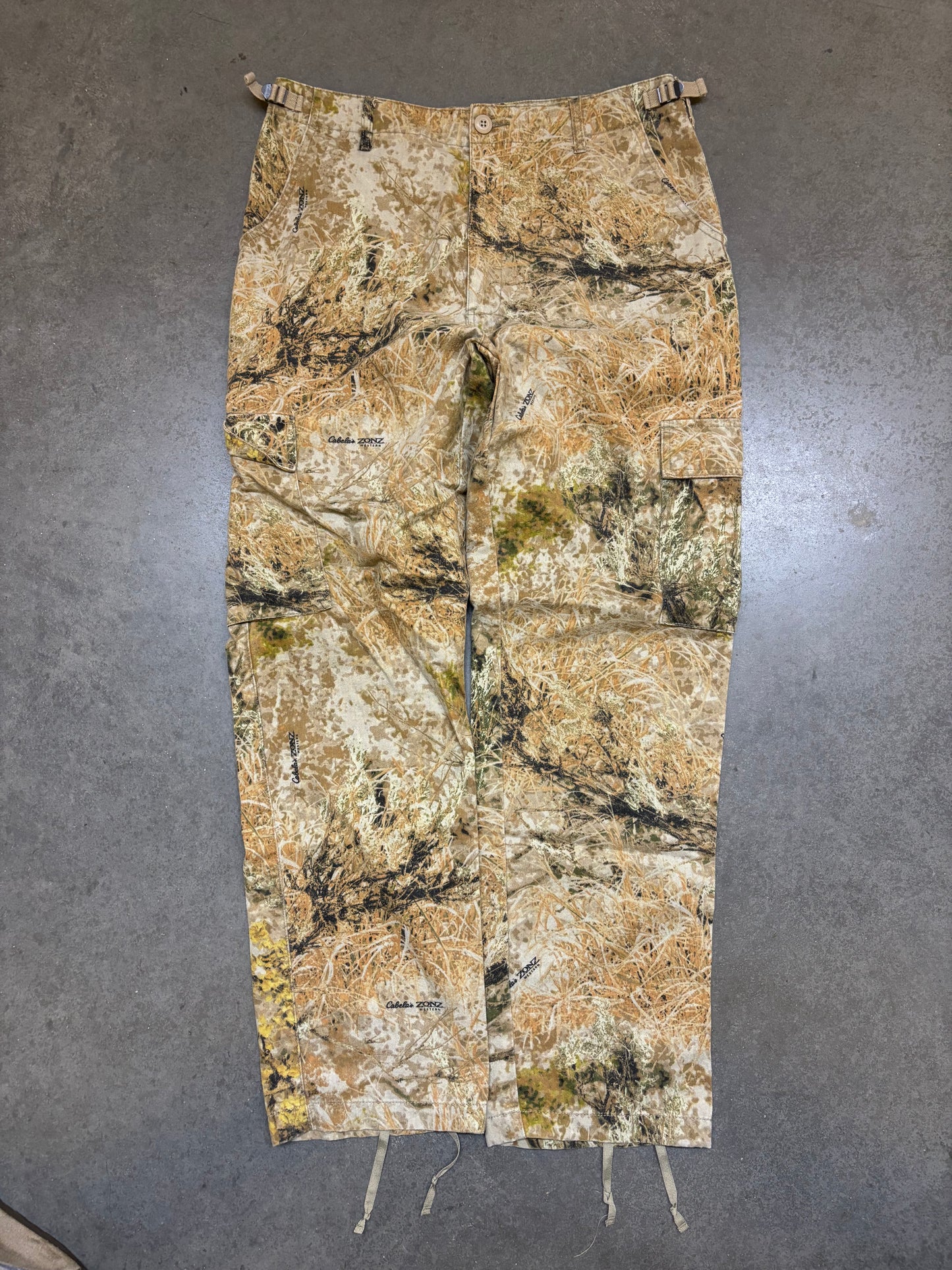 Camo Cargo Pants - 34x32