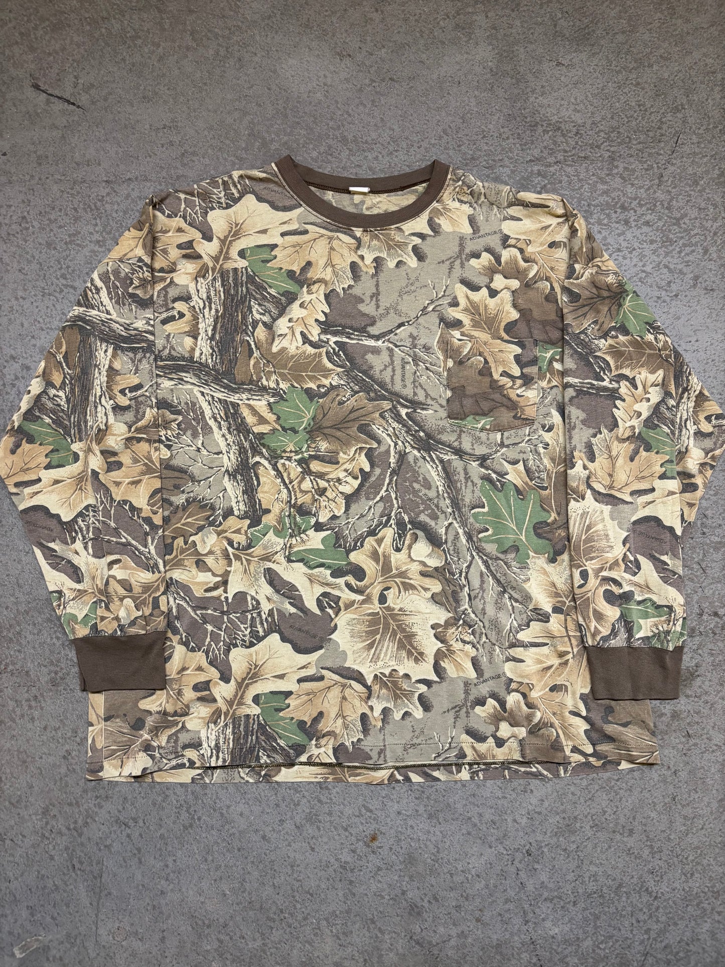 80s Camo Long Sleeve - XXL