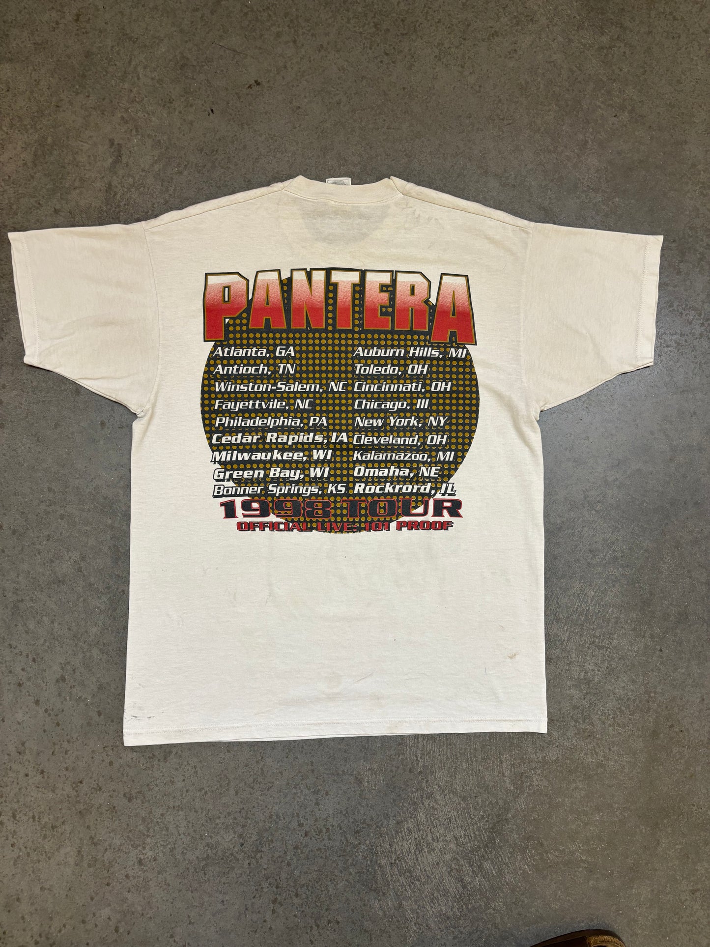 1997 Pantera Tour Tee - XL