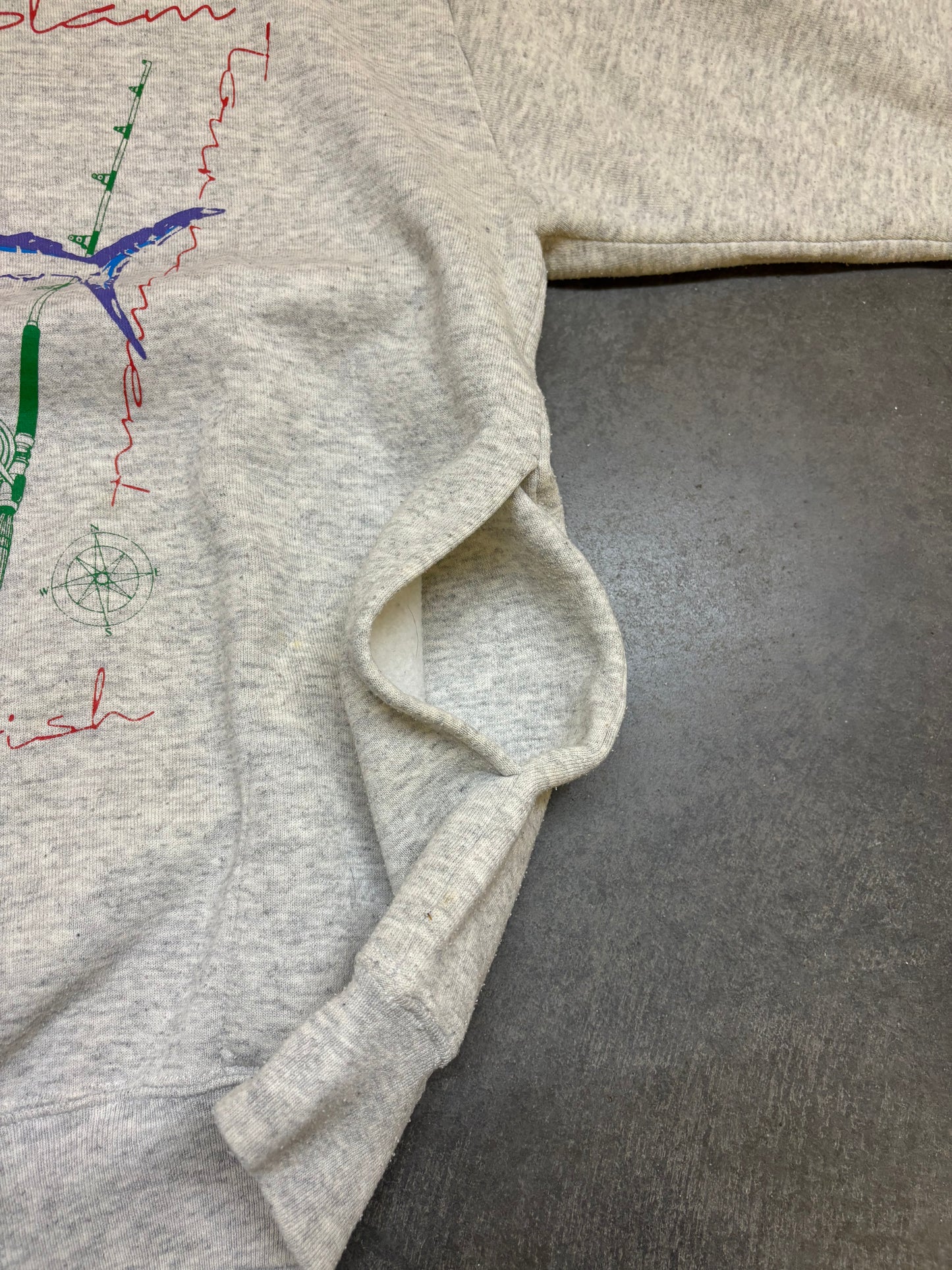 1980s Billfish Pocketed Crewneck - XL