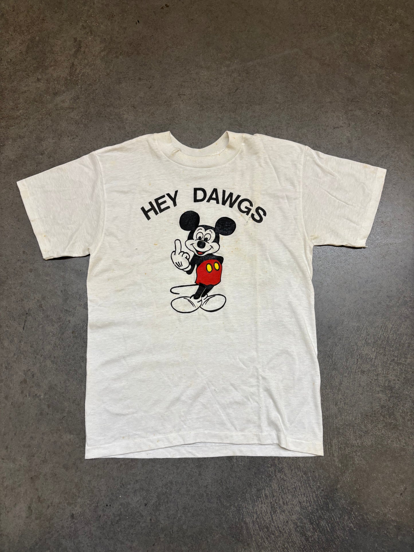 80s Hey Dawgs Mickey Tee - M
