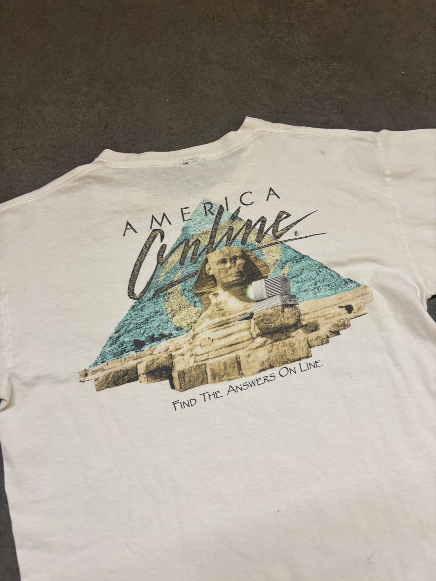 90s America Online Tee - L