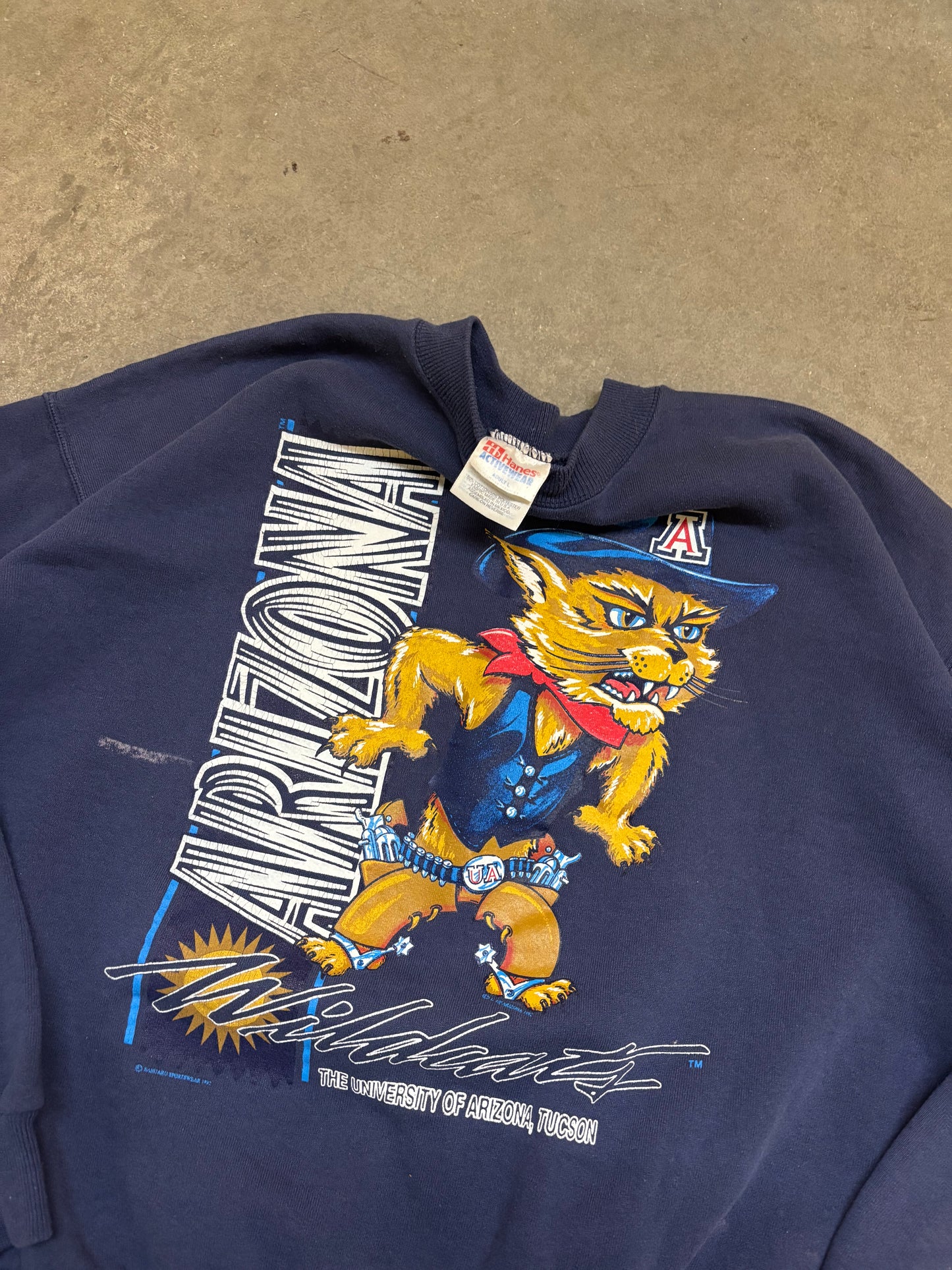 90s Arizona Wildcats Sweatshirt - L
