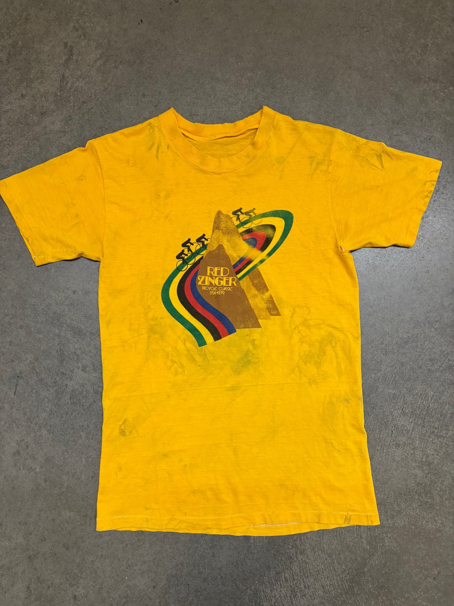 1970s Thrashed Red Zinger Tee - M