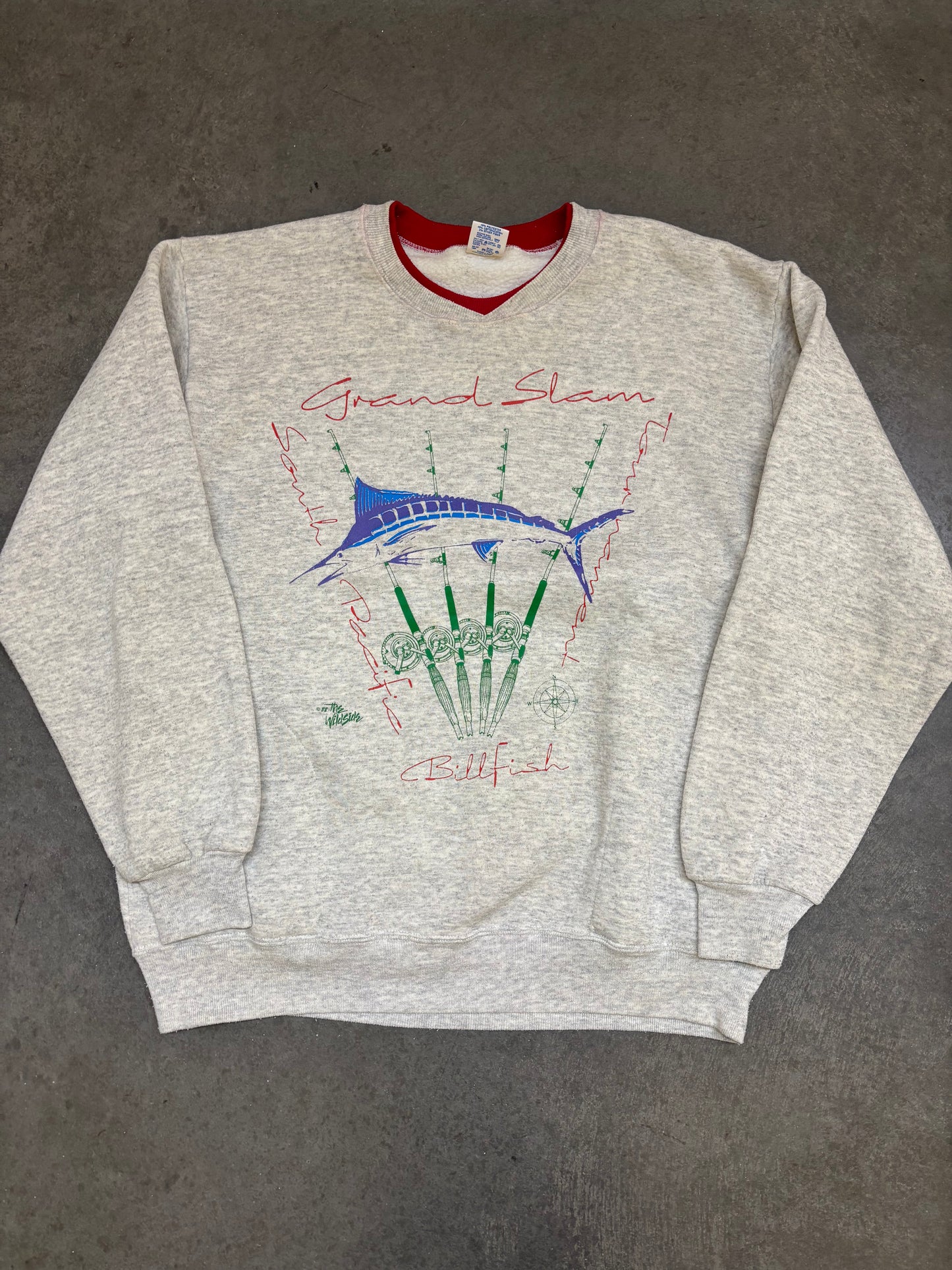 1980s Billfish Pocketed Crewneck - XL