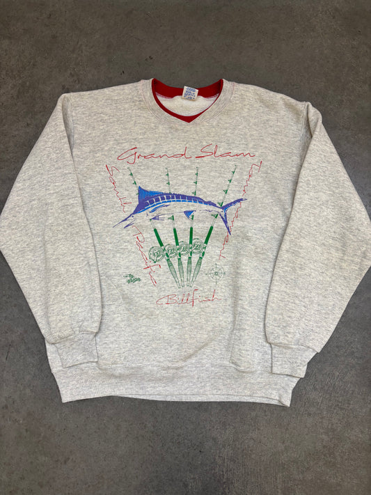 1980s Billfish Pocketed Crewneck - XL