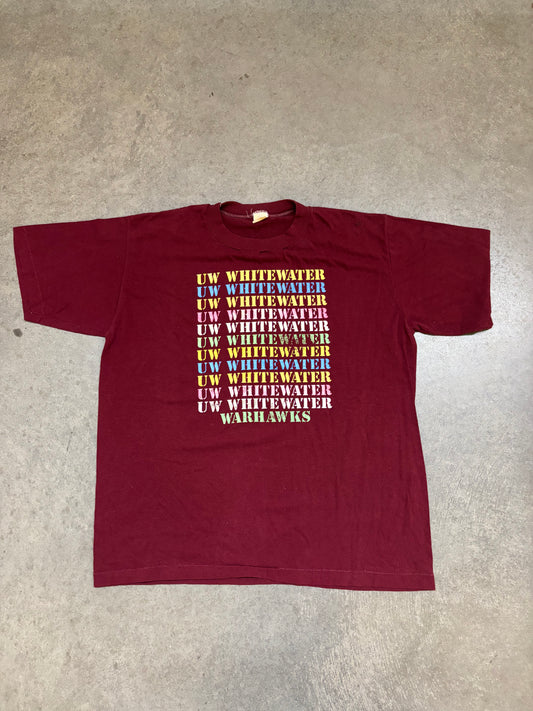 80s UW Whitewater Tee - L