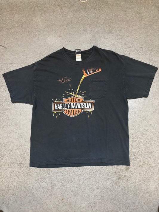 2000s Hog Blood Harley Tee - XL