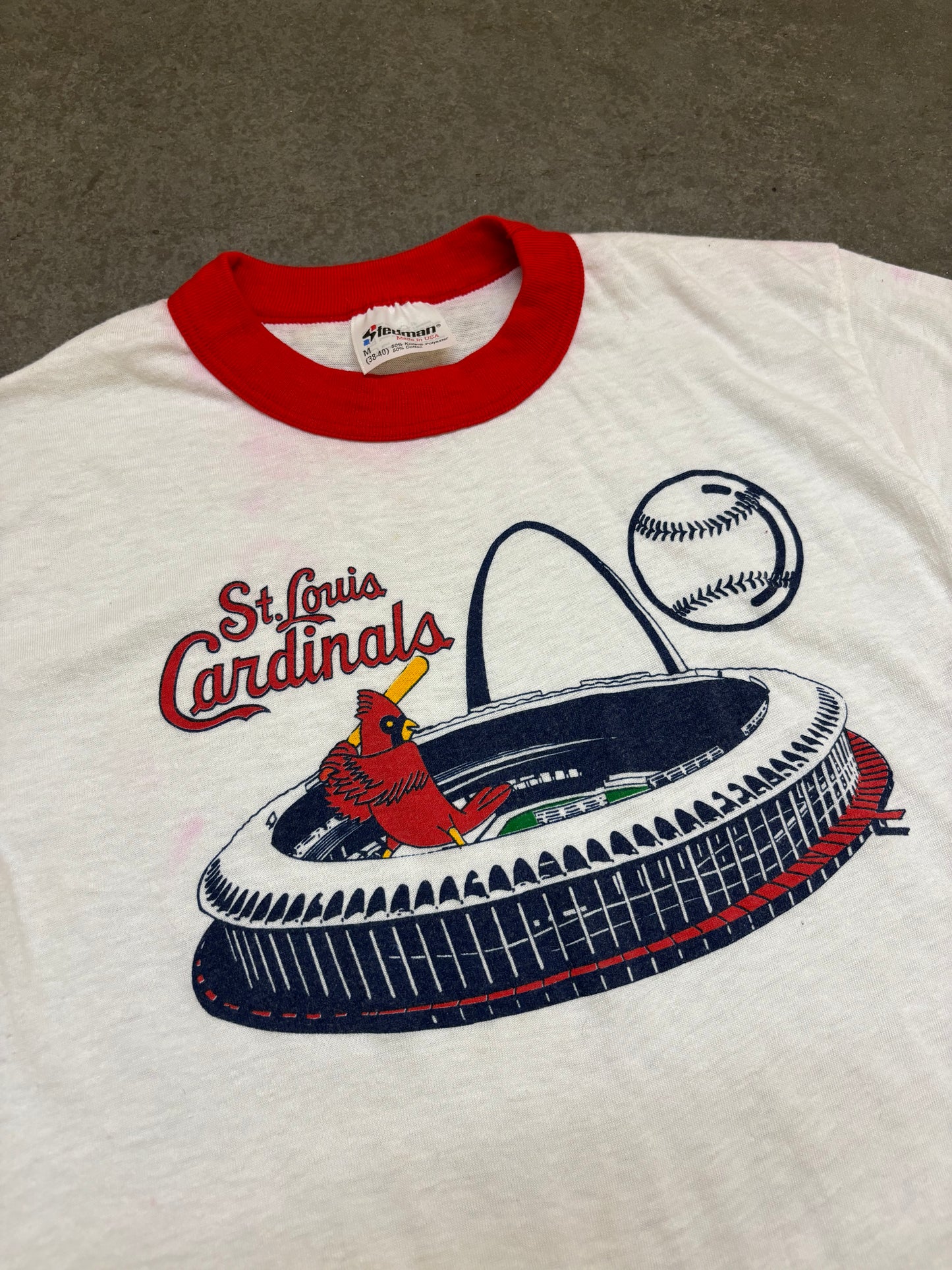 80s St. Louis Cardinals Ringer - M