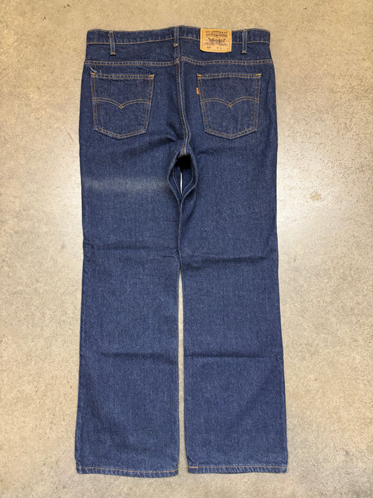 Dark Wash Levis 517 Orange Tabs - 38x32