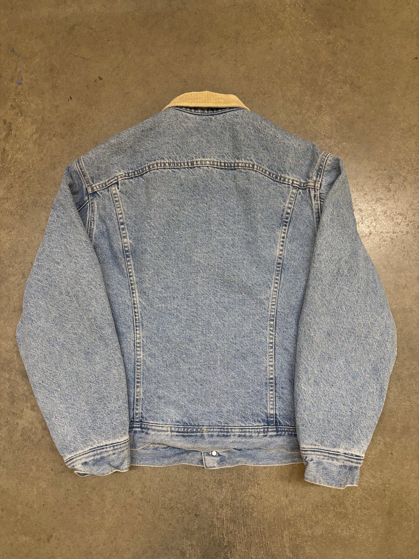 2000s Lee Blanket Lined Denim Jacket - M