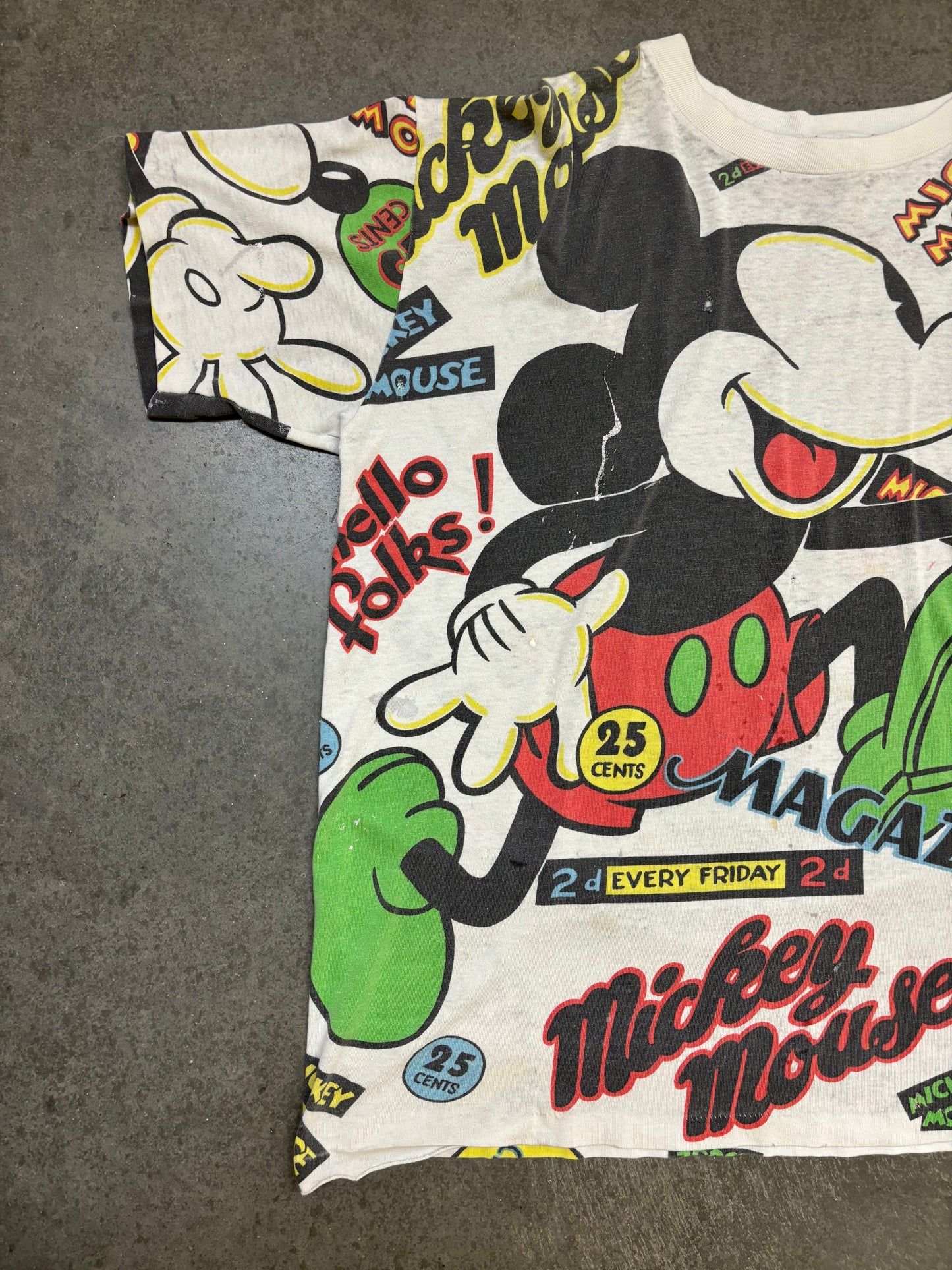 90s Mickey Magazine AOP - XL