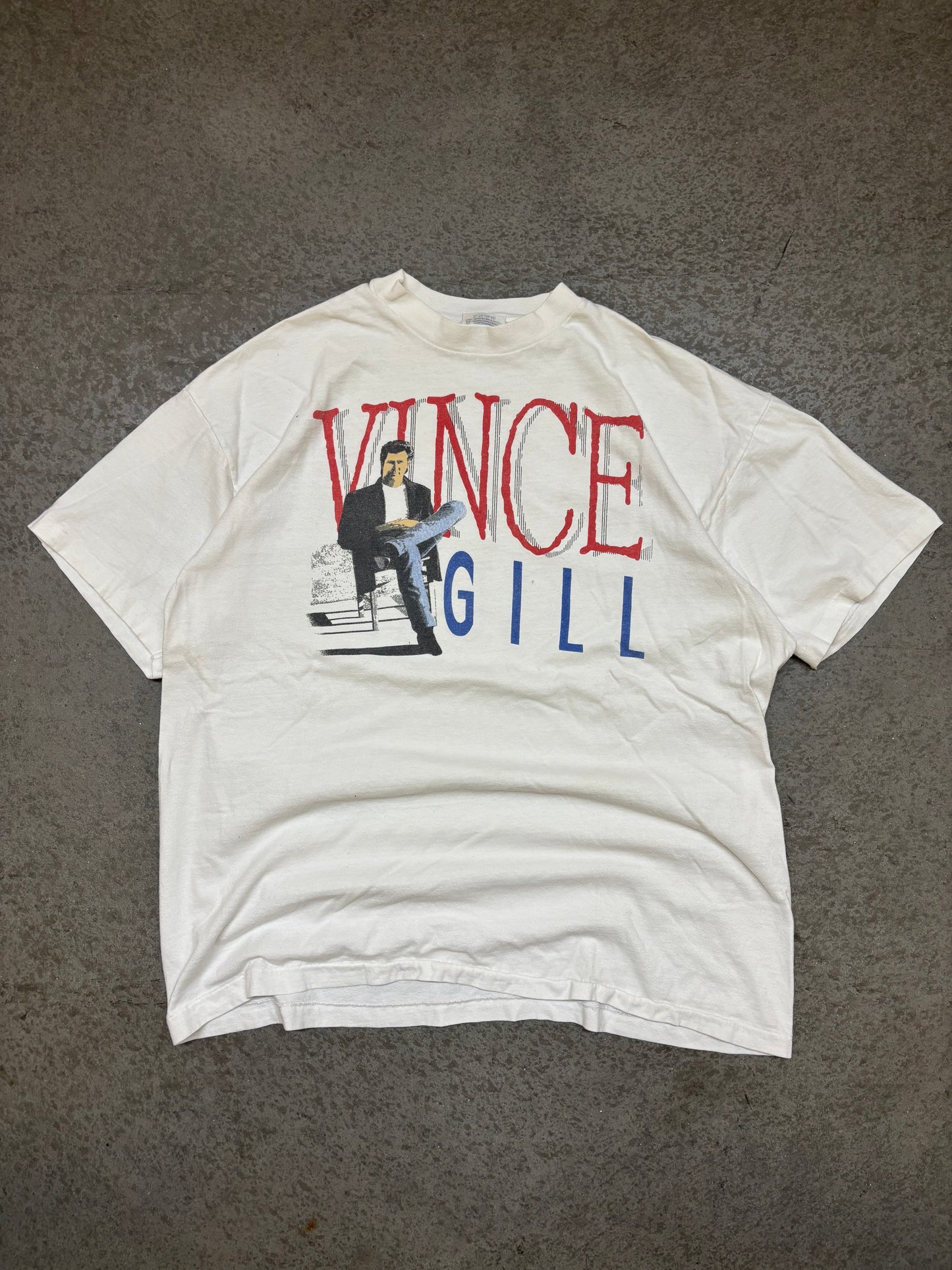 1992 Vince Gill Tour Tee - L