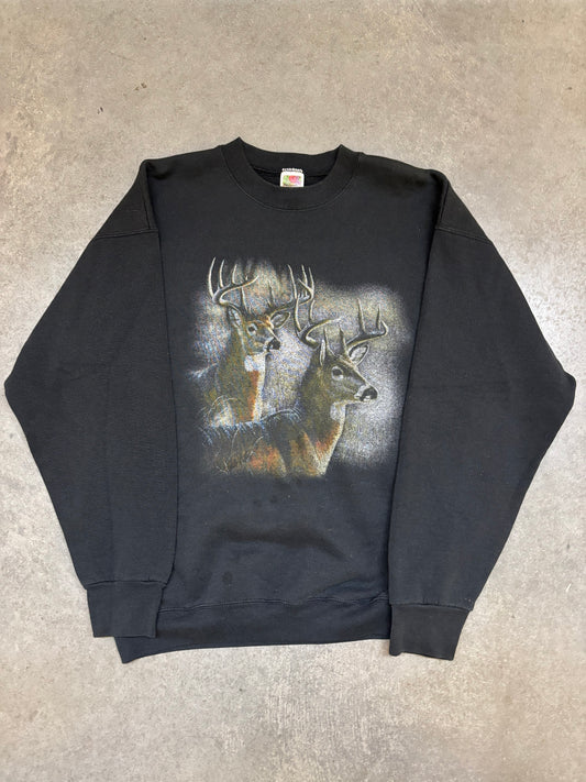90s Deer Sweatshirt - XL