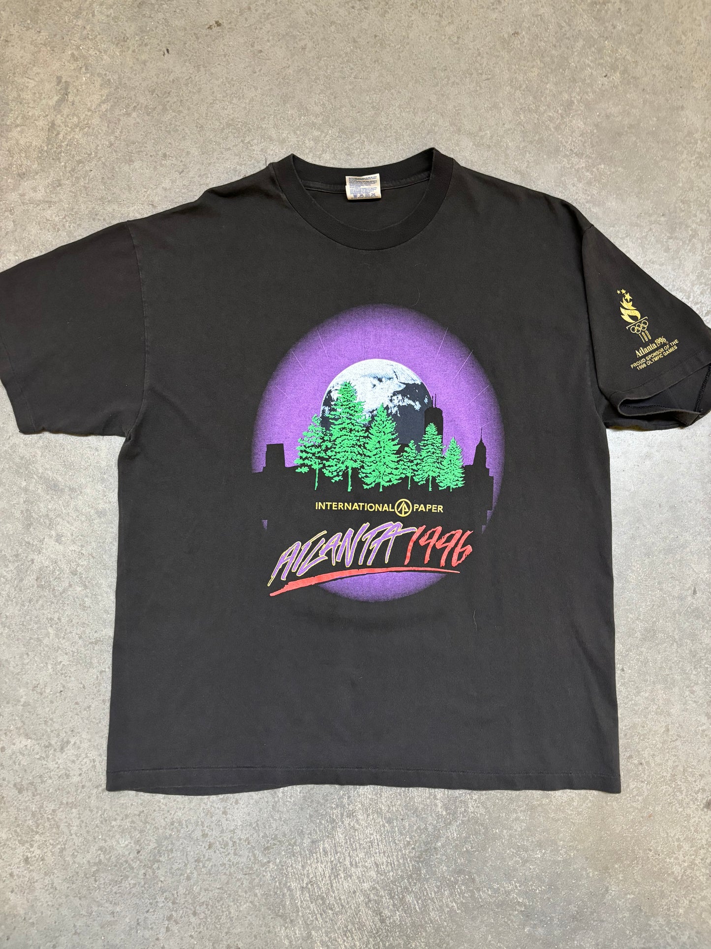 1996 Atlanta Olympics Blackout Tee - XL