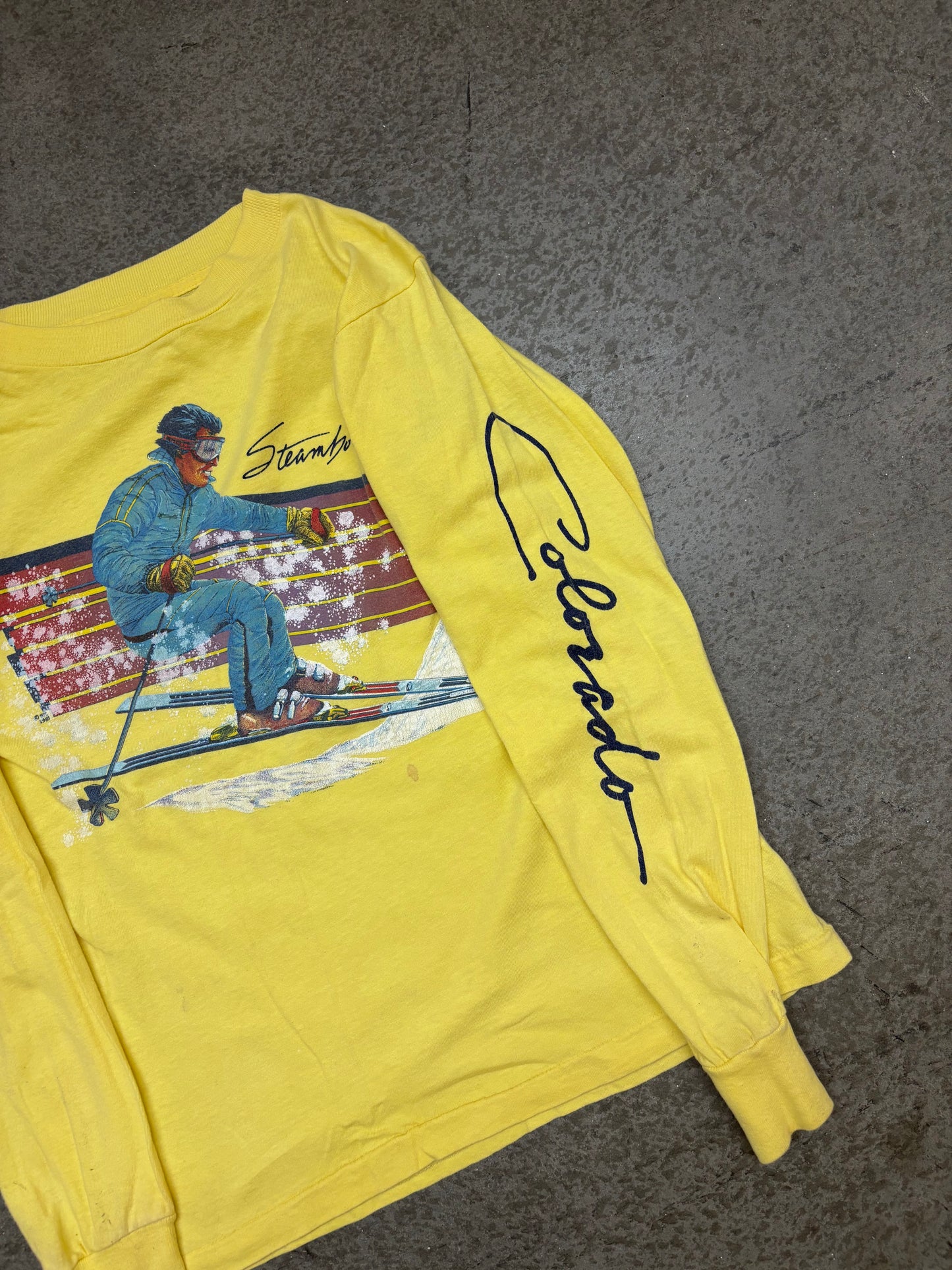 1980s Skiing Long Sleeve - M