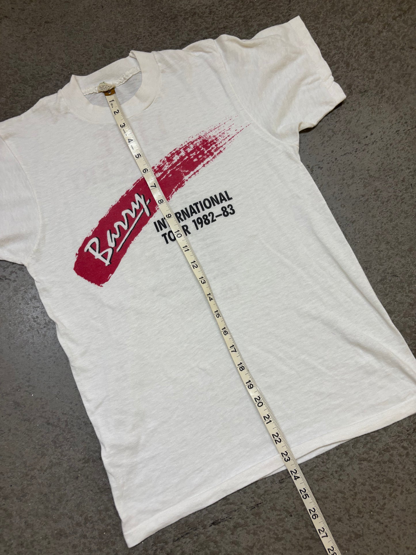 Barry 1982-1983 International Tour Tee - M