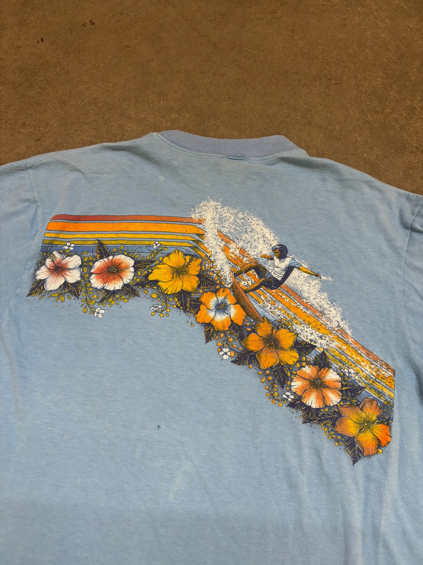 1970s Surf Pocket Tee - L