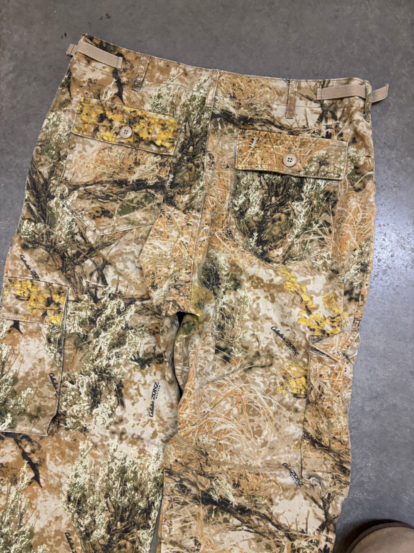 Camo Cargo Pants - 34x32